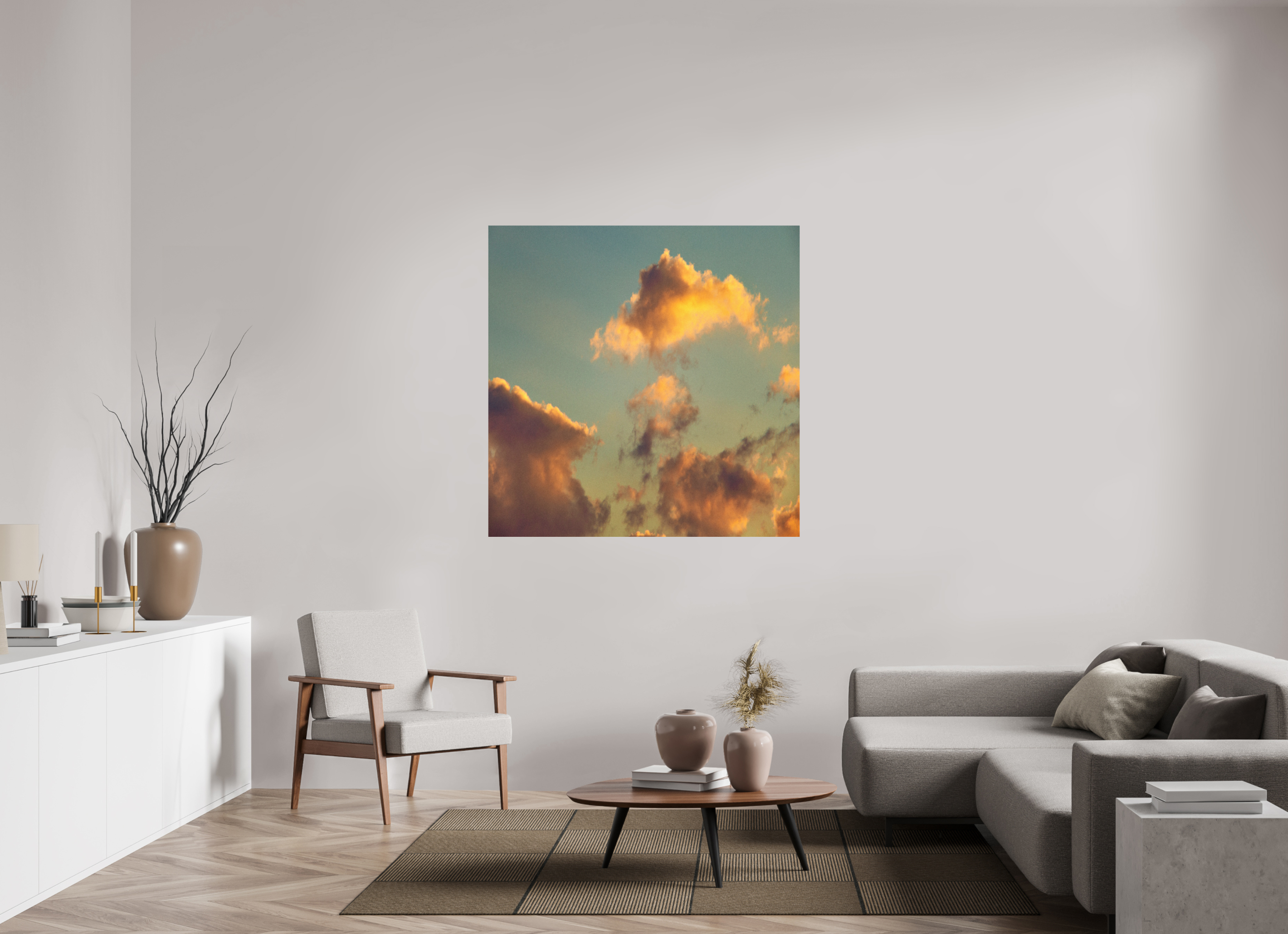 50 x 50″, Direct Print on Forex "Golden Hour"
