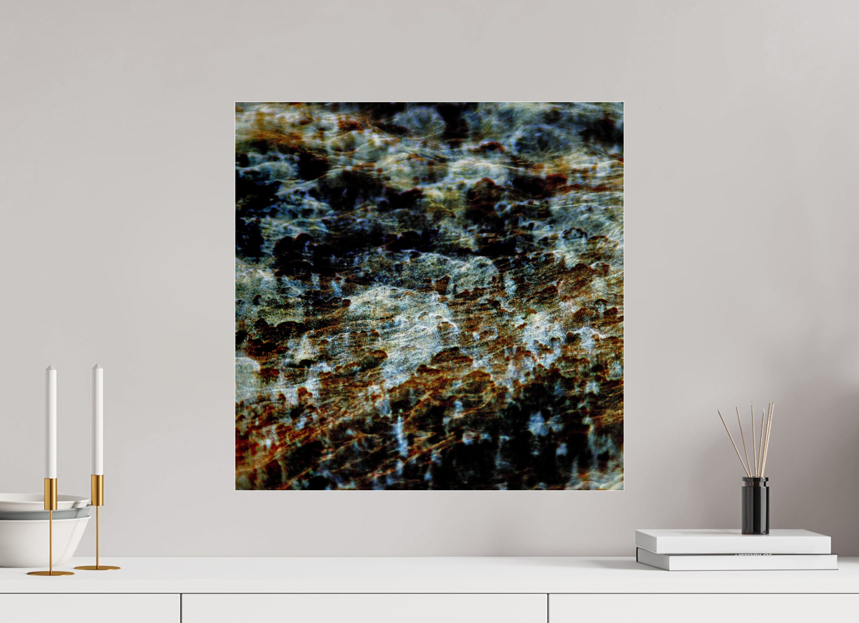 20 x 20″, Photo Print Under Acrylic Glass Digital Snow