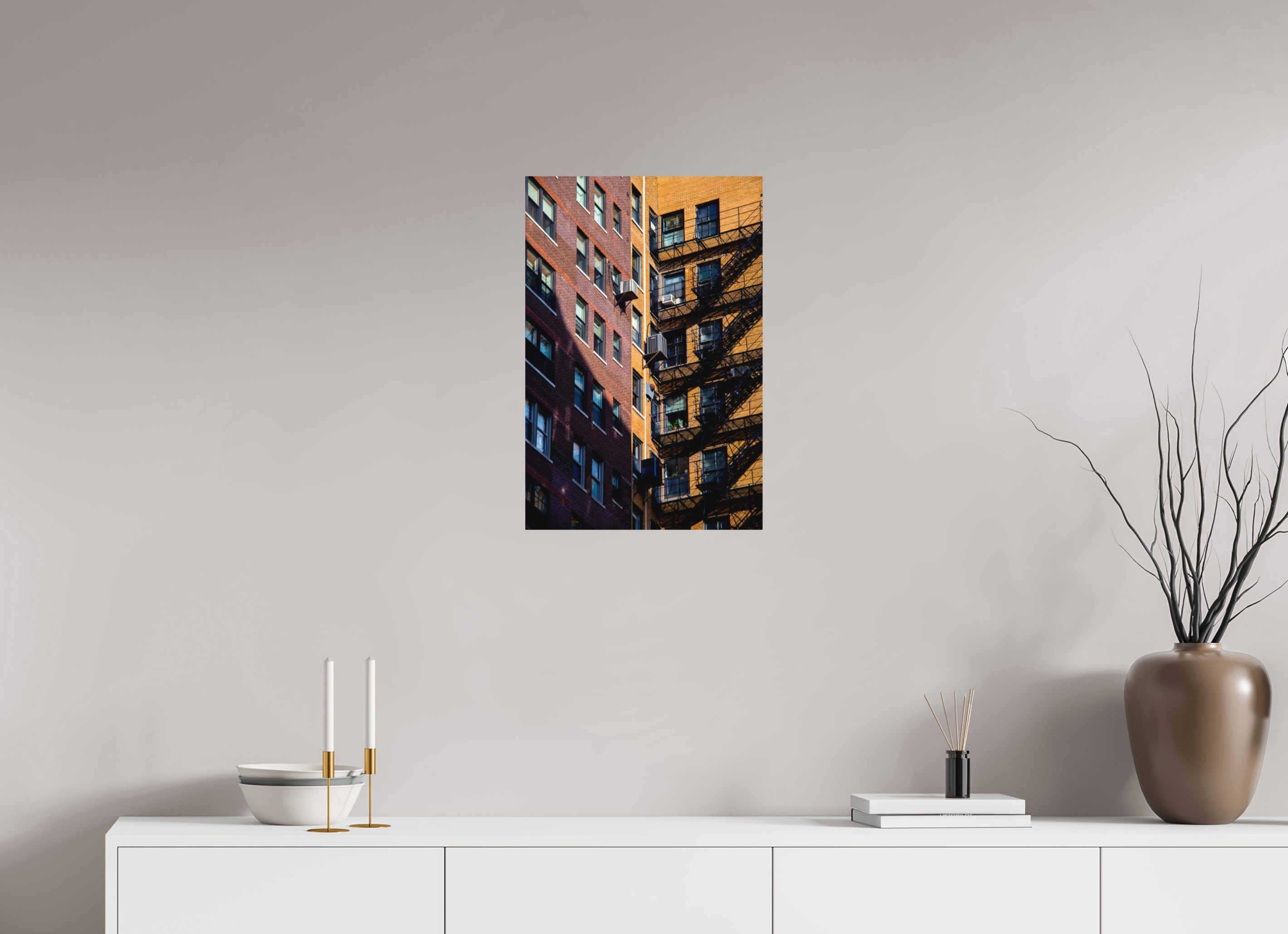 16 x 23.8″, Aluminum Dibond City Escape