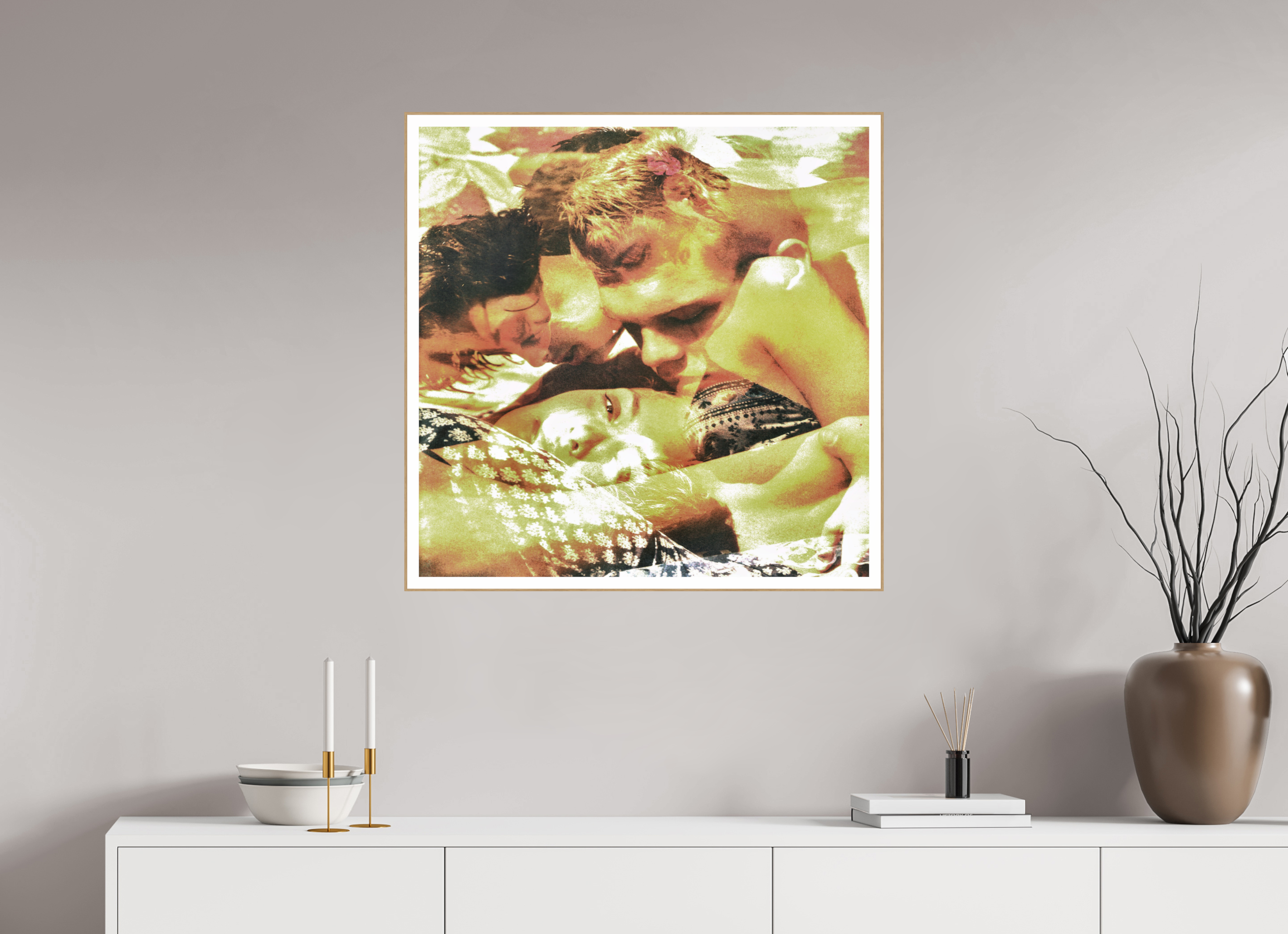 30 x 30″, Solid Wood ArtBox (Oak) fitch