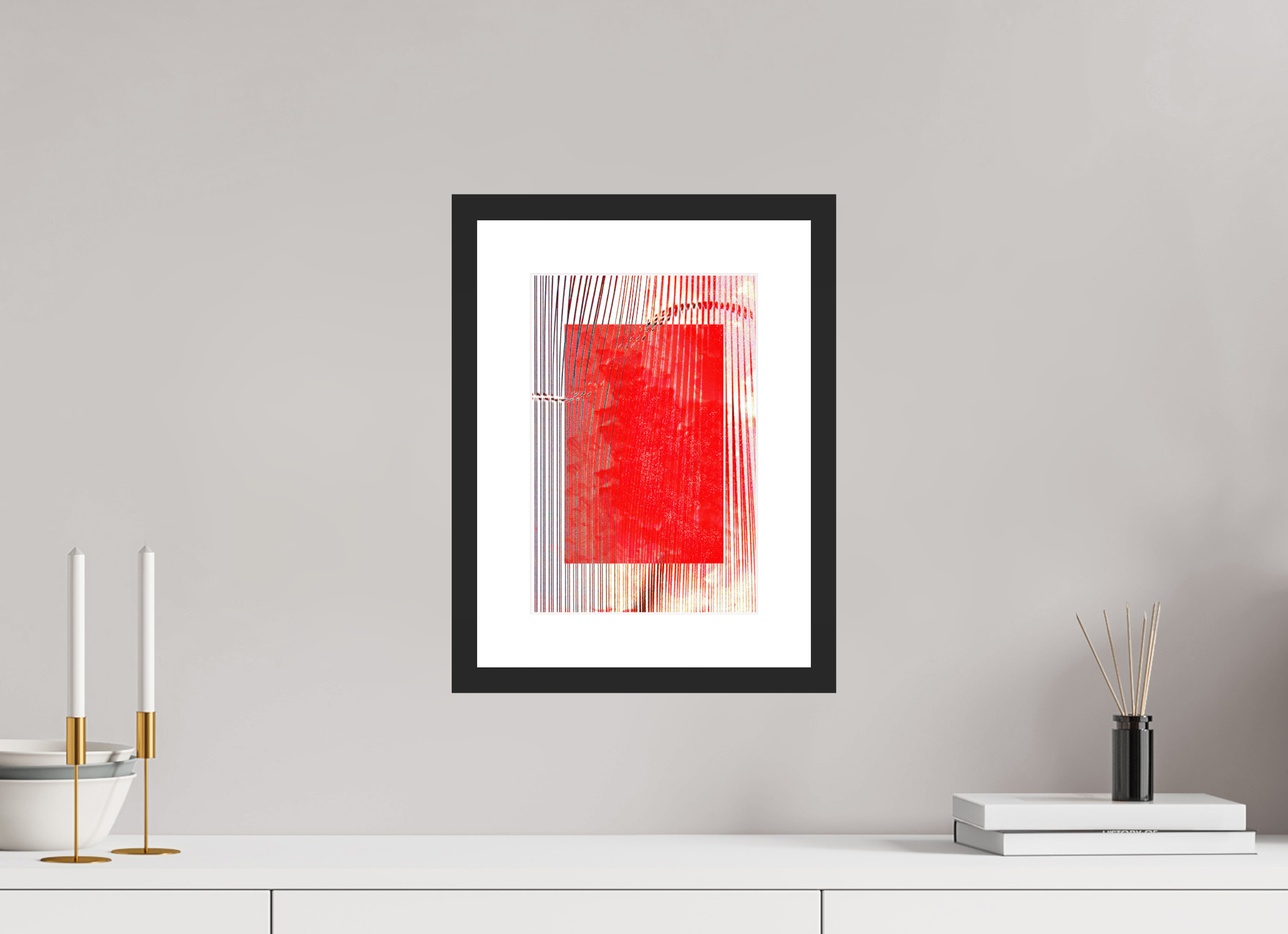 8 x 11.9″, Framed #1 new wave 2