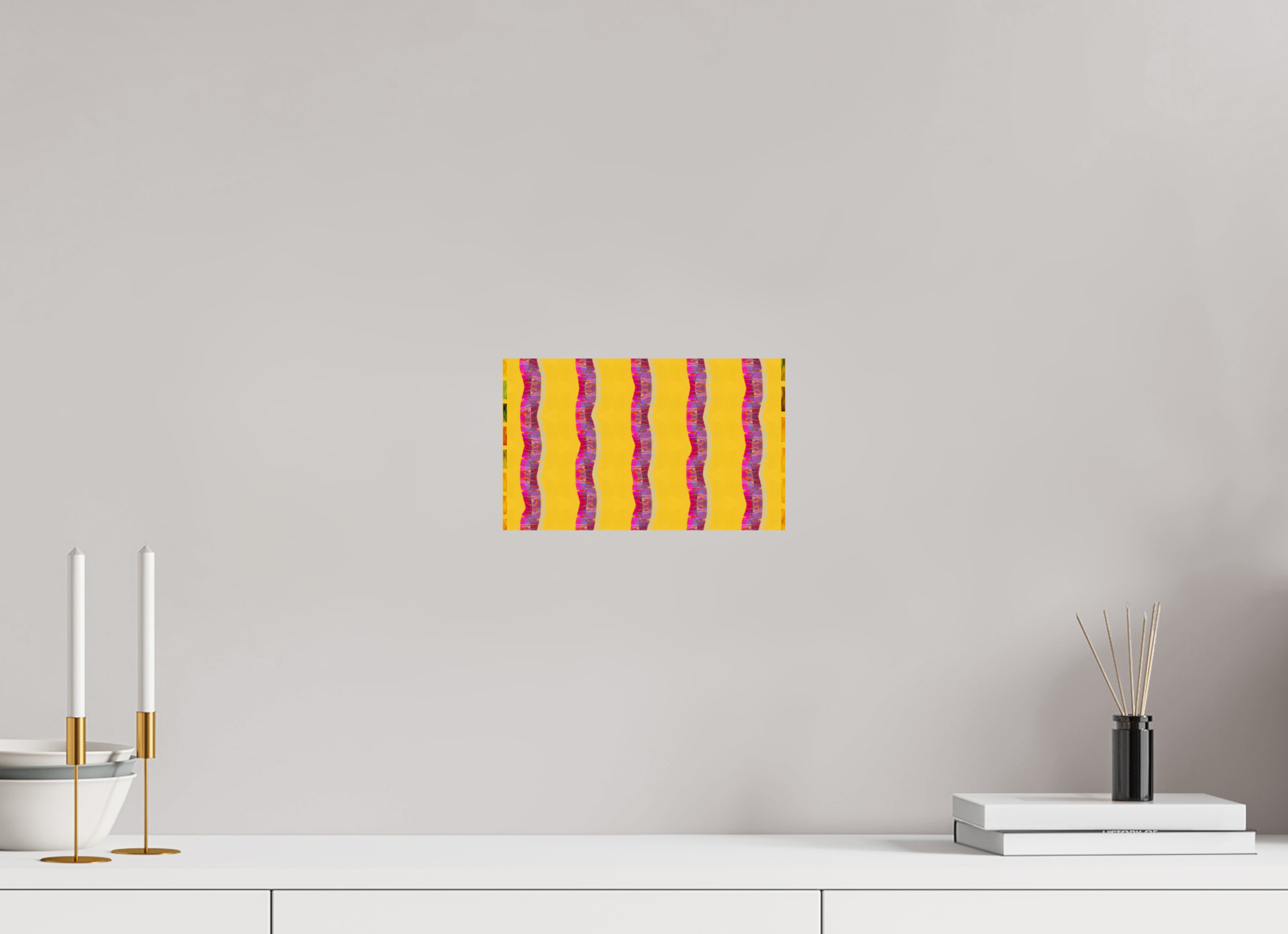 9.8 x 6″, Fine Art Print Purple Waves