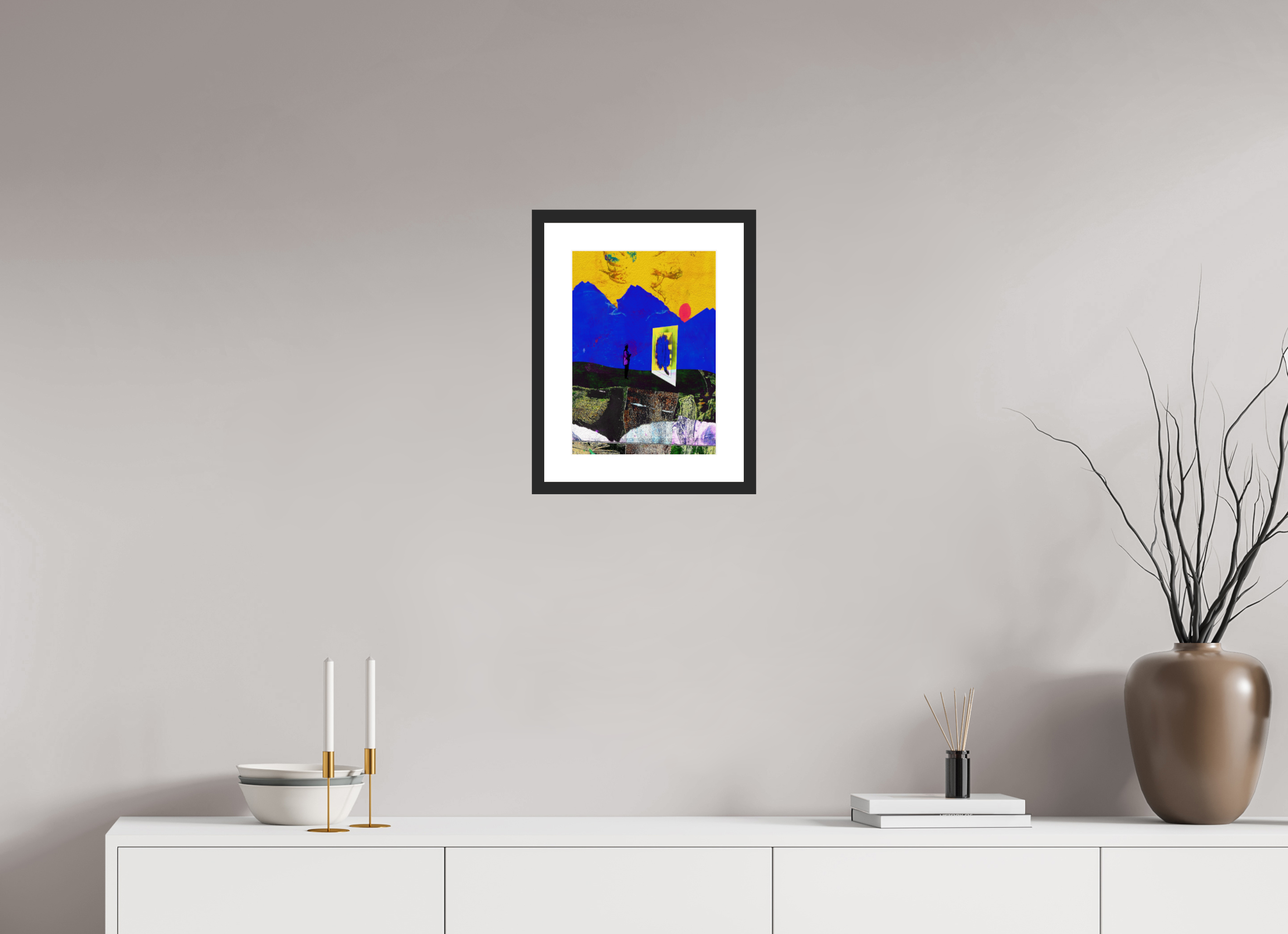 10 x 14″, Fuji Crystal Archive Print Framed (Black) Portals
