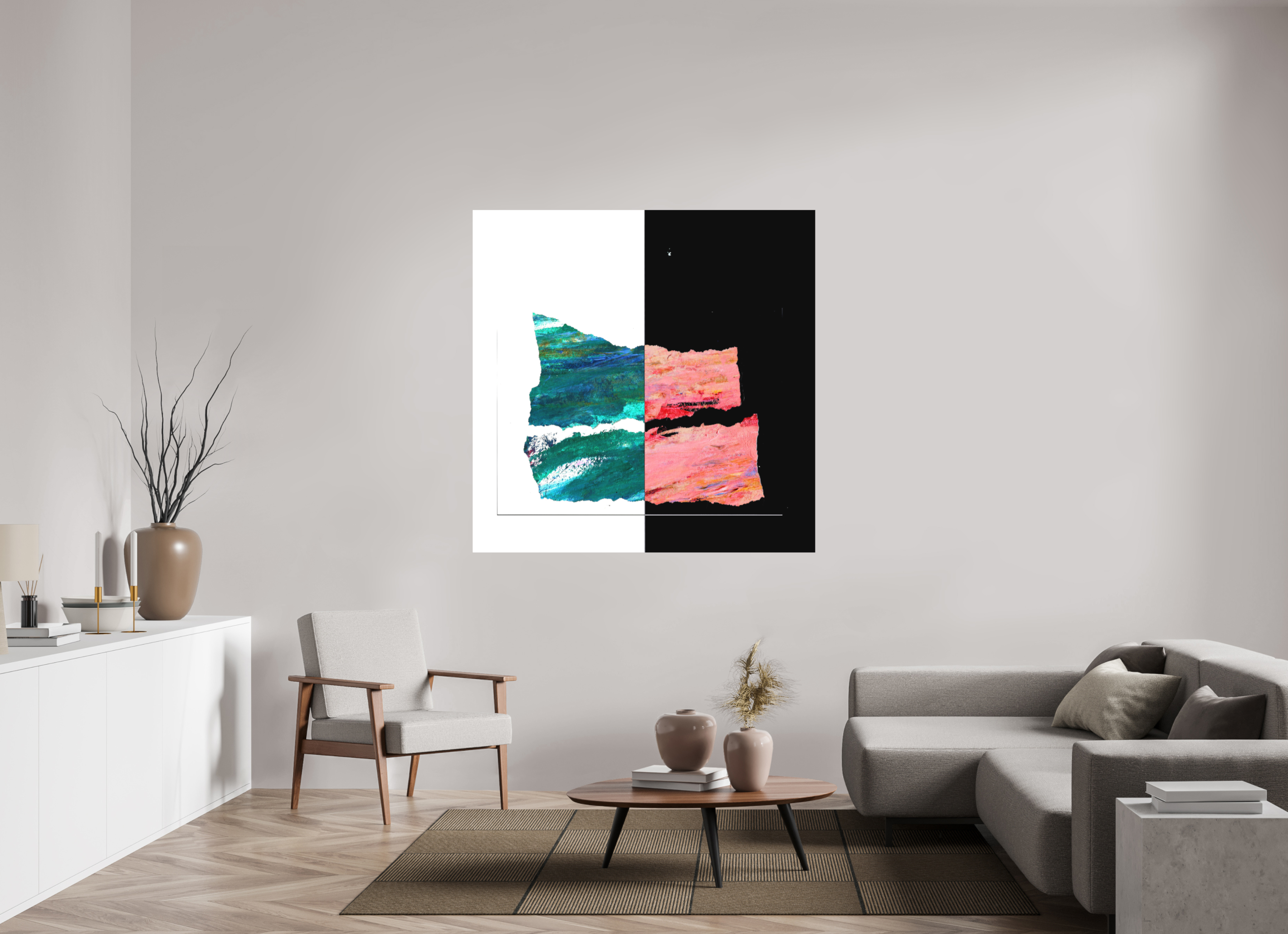 55 x 55″, Direct Print on Forex Two Sides