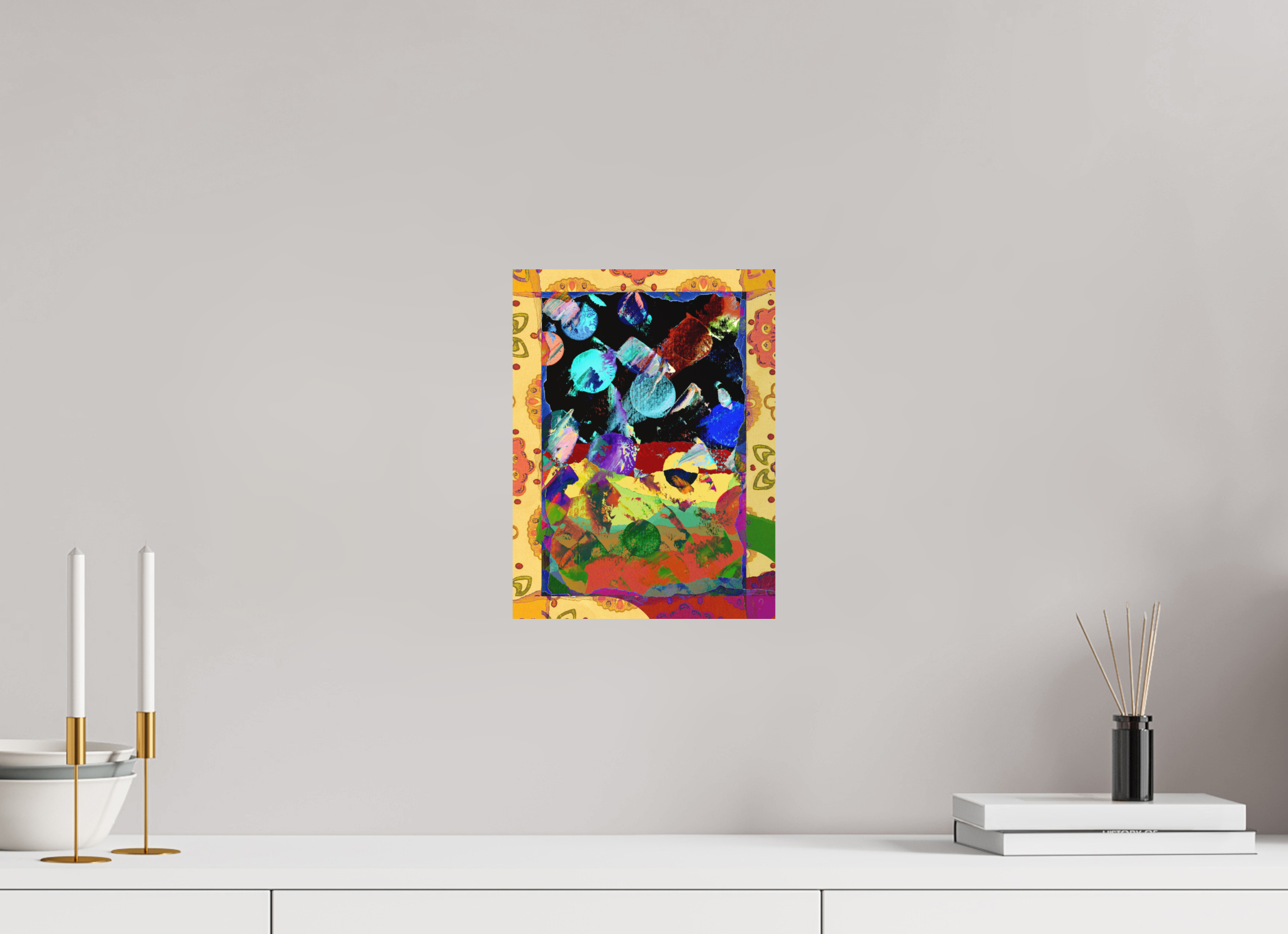 9 x 12″, Aluminum Dibond space paper