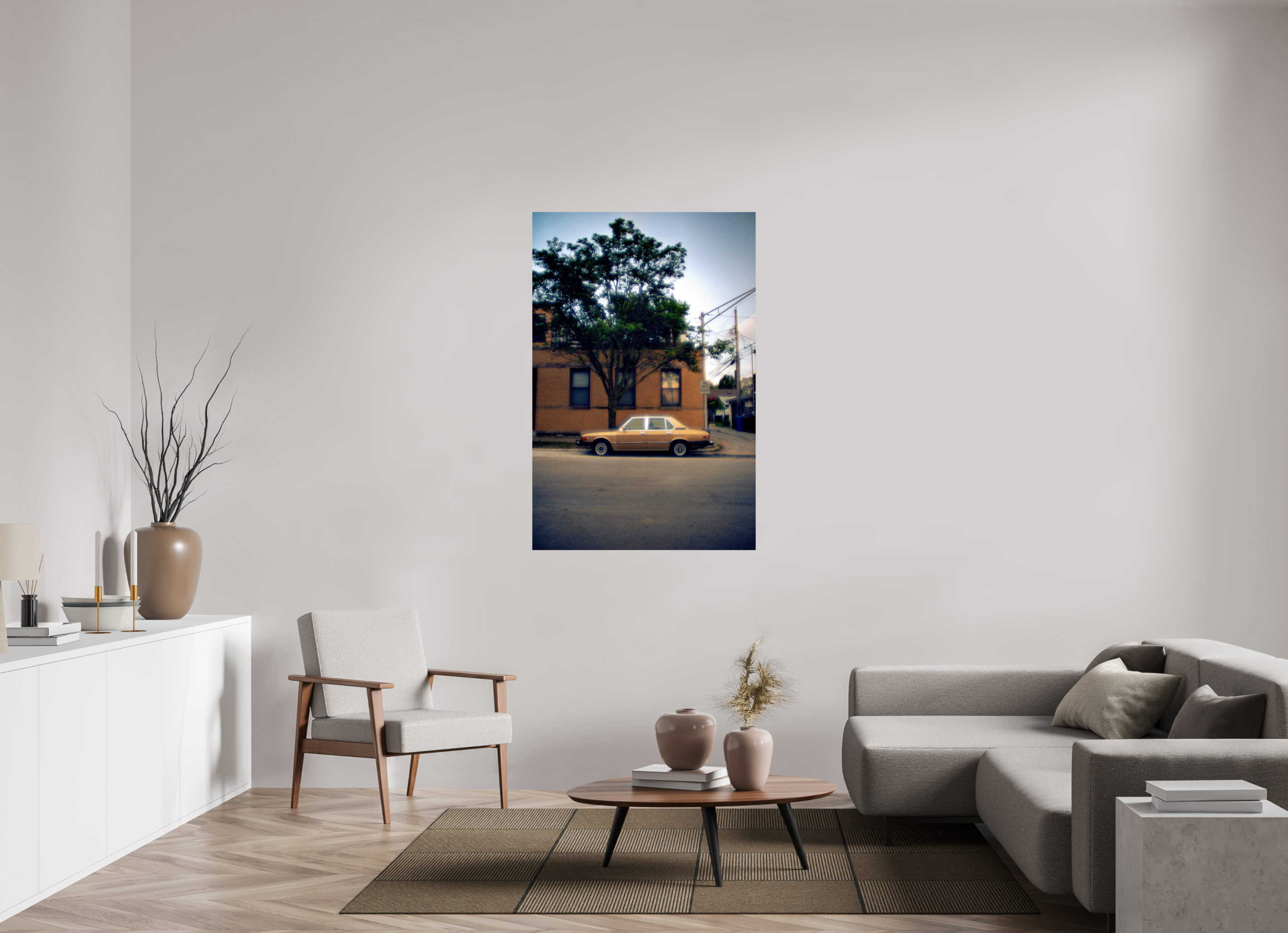 36 x 54.5″, Fine Art Print Golden Glow