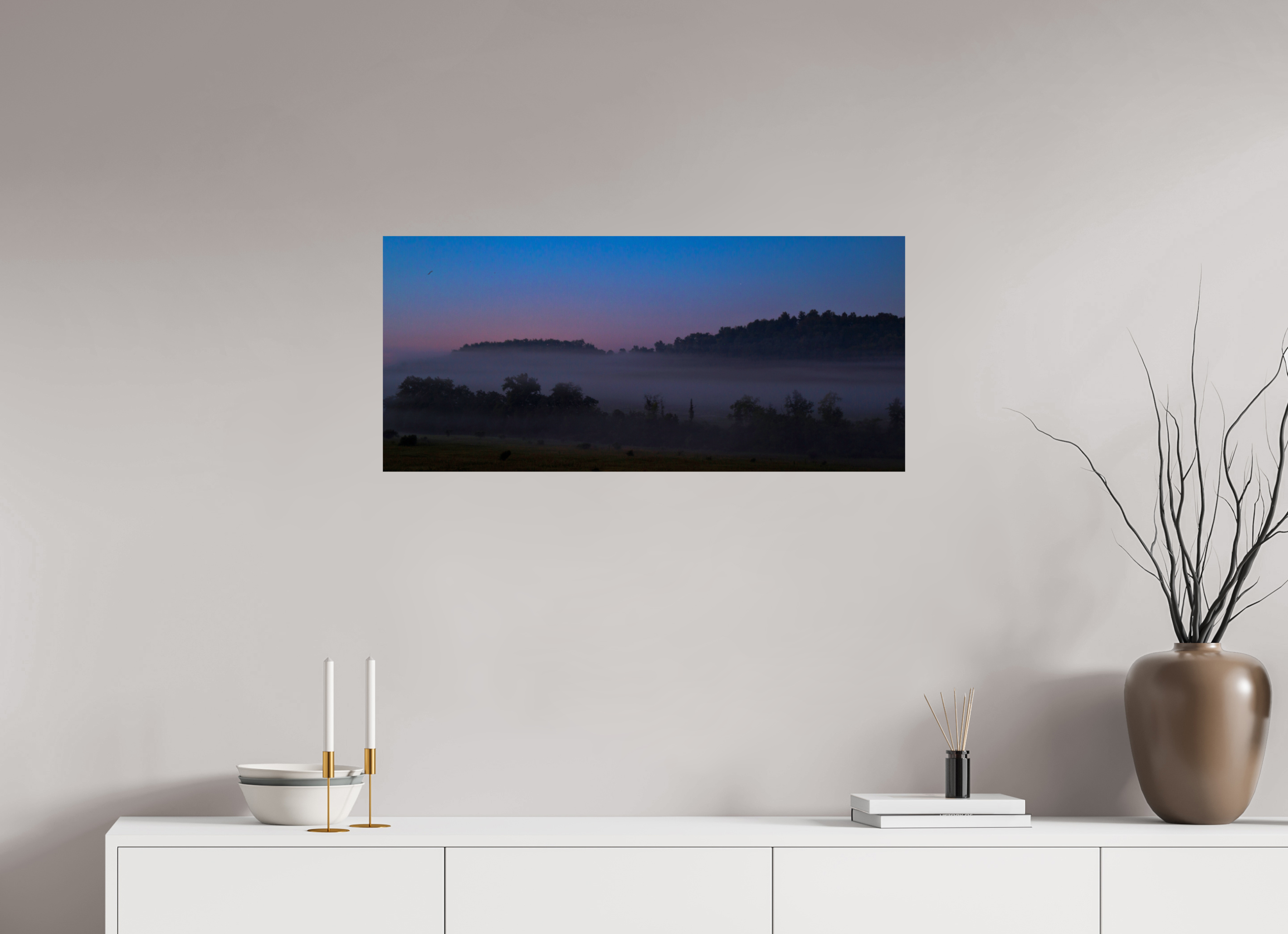 35.4 x 16″, Fine Art Print Somewhere In Ohio