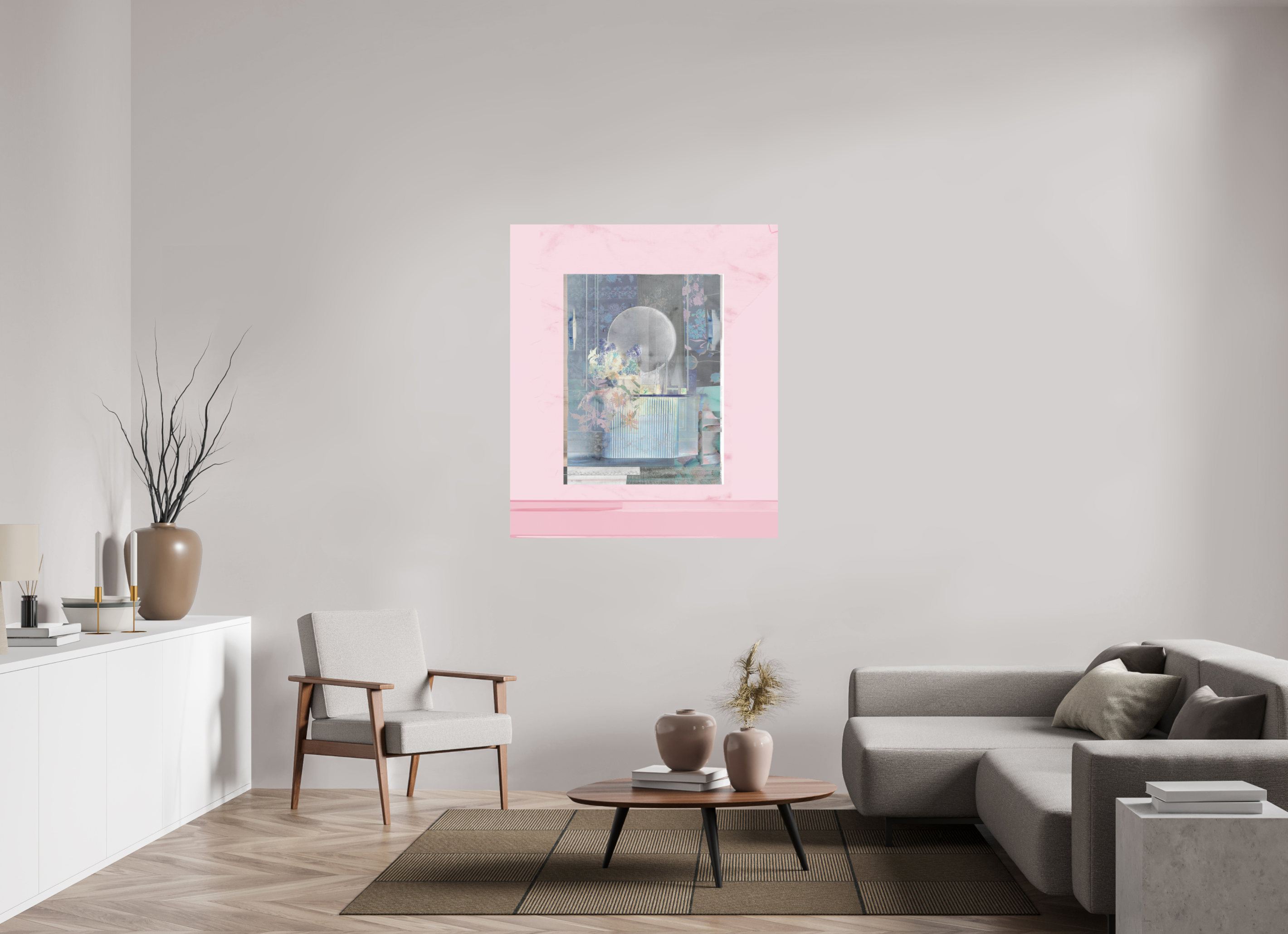 43 x 50.4″, Aluminum Dibond Interior Design