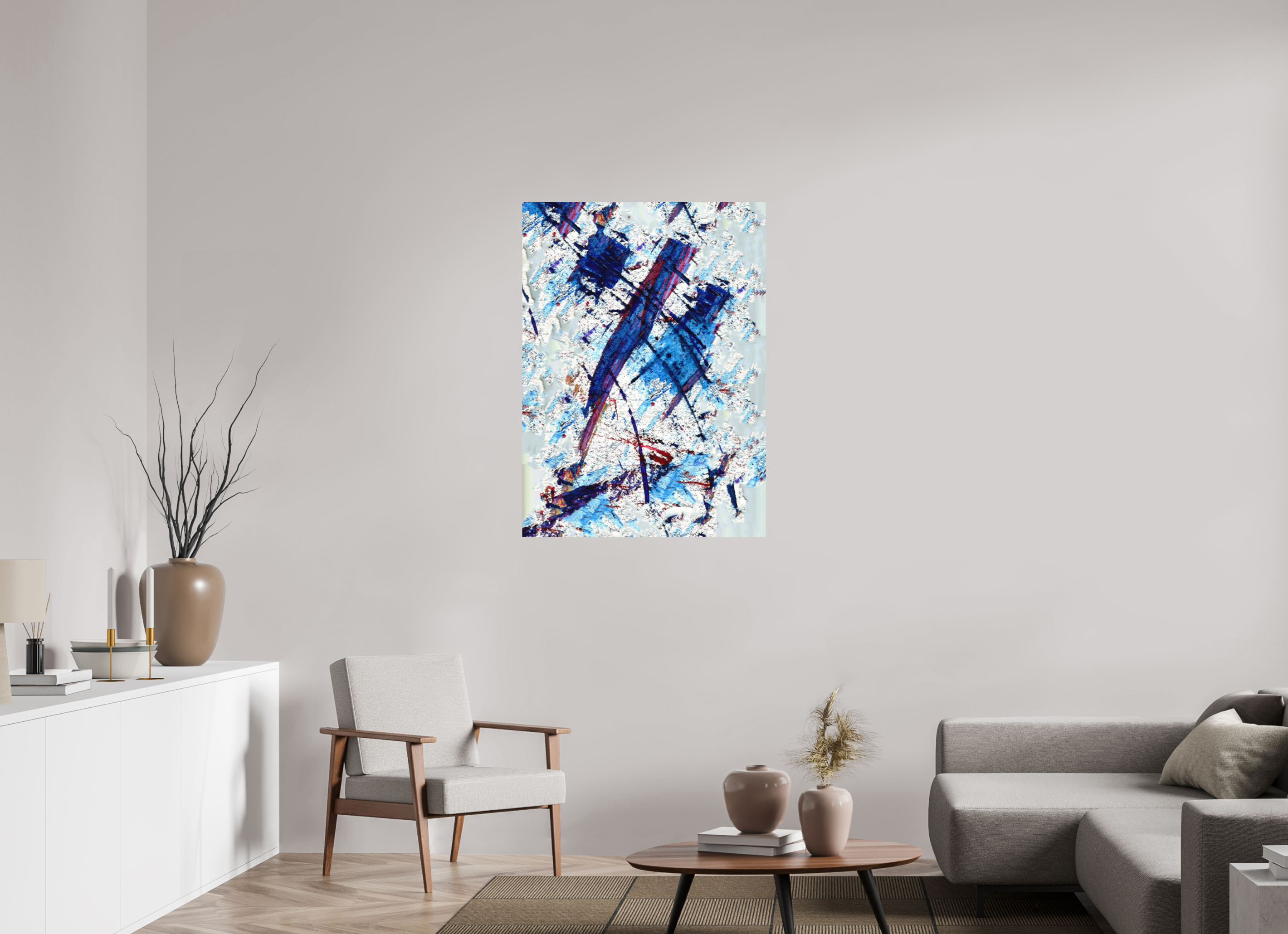 31 x 42.6″, Aluminum Dibond Blue Note