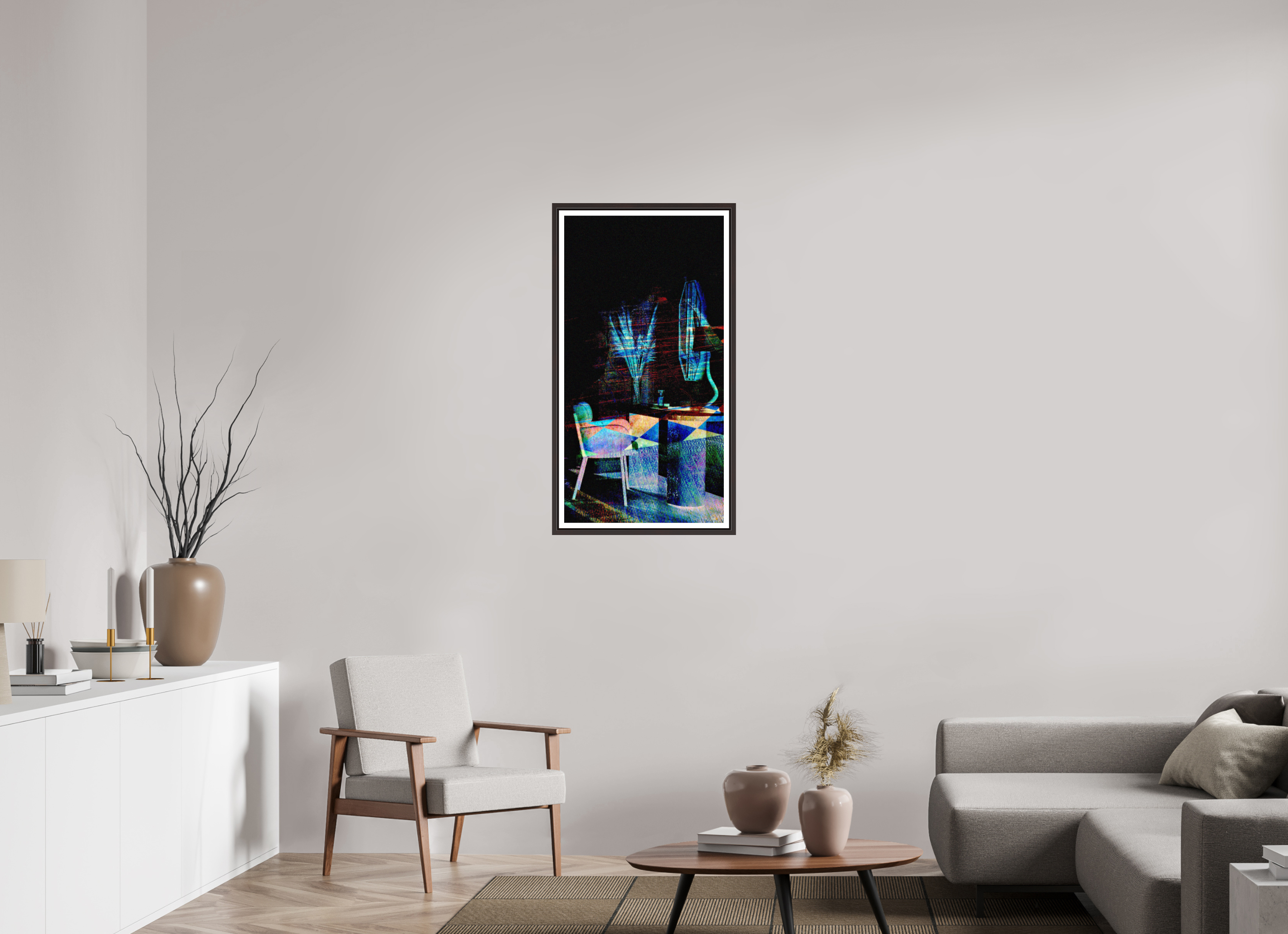 20 x 38.7″, Floater Frame (Alder Brown) Vanity