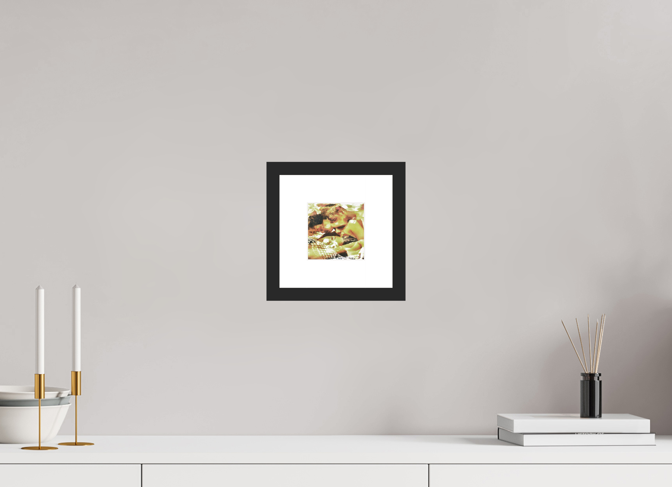 4 x 4″, Framed #1 fitch