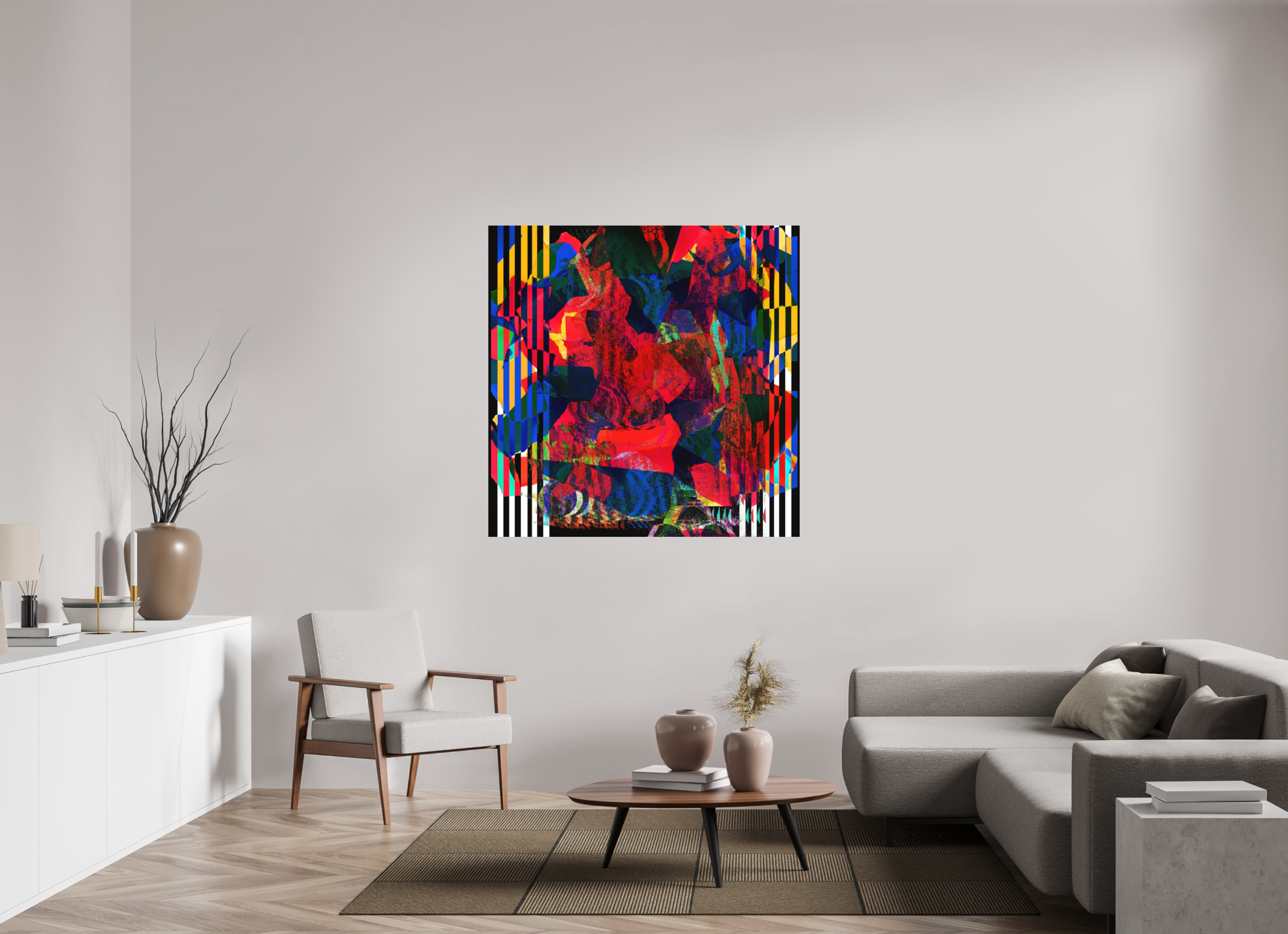 50 x 50″, Aluminum Dibond Blooms