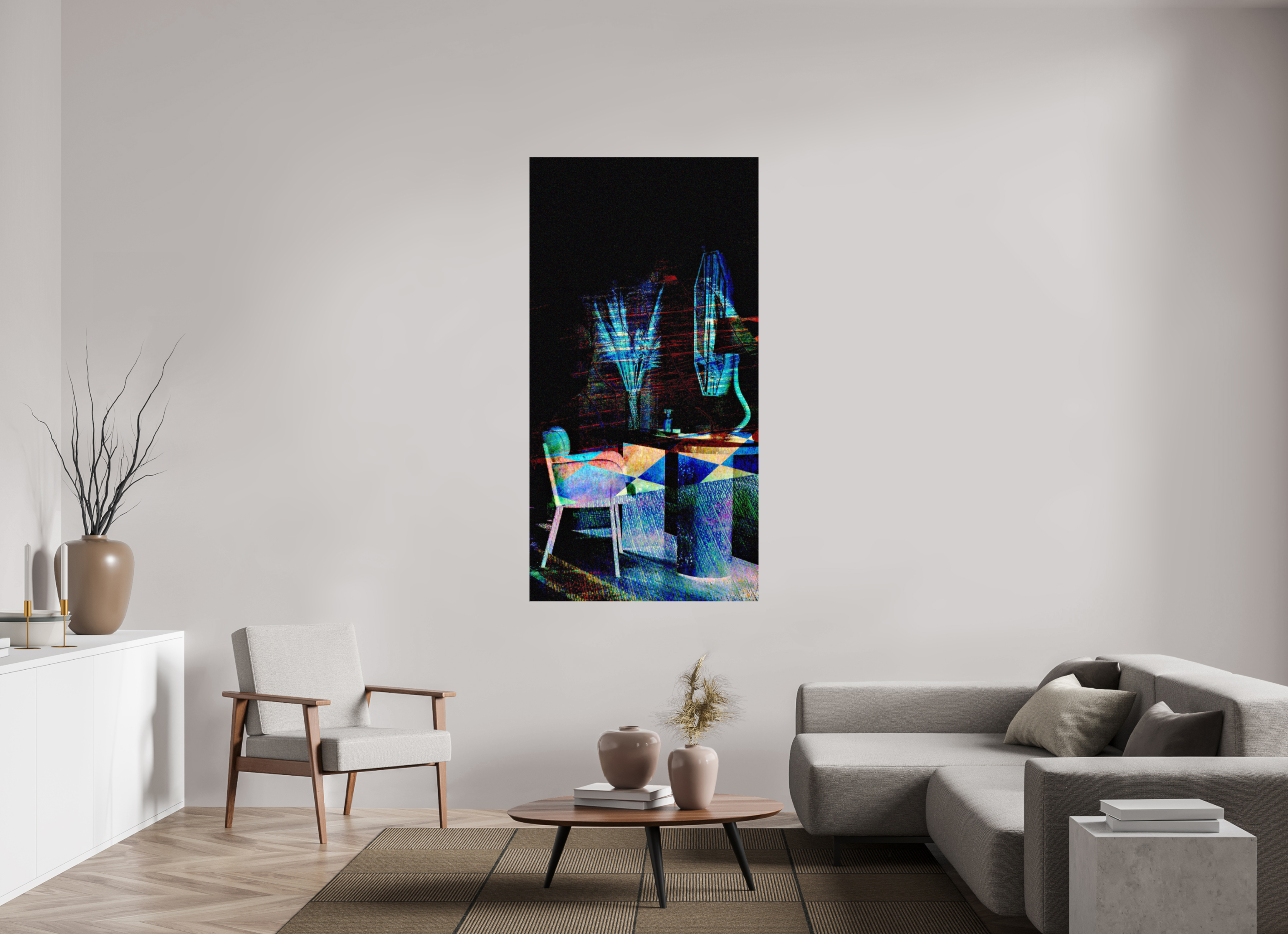 36 x 69.8″, Fine Art Print Vanity