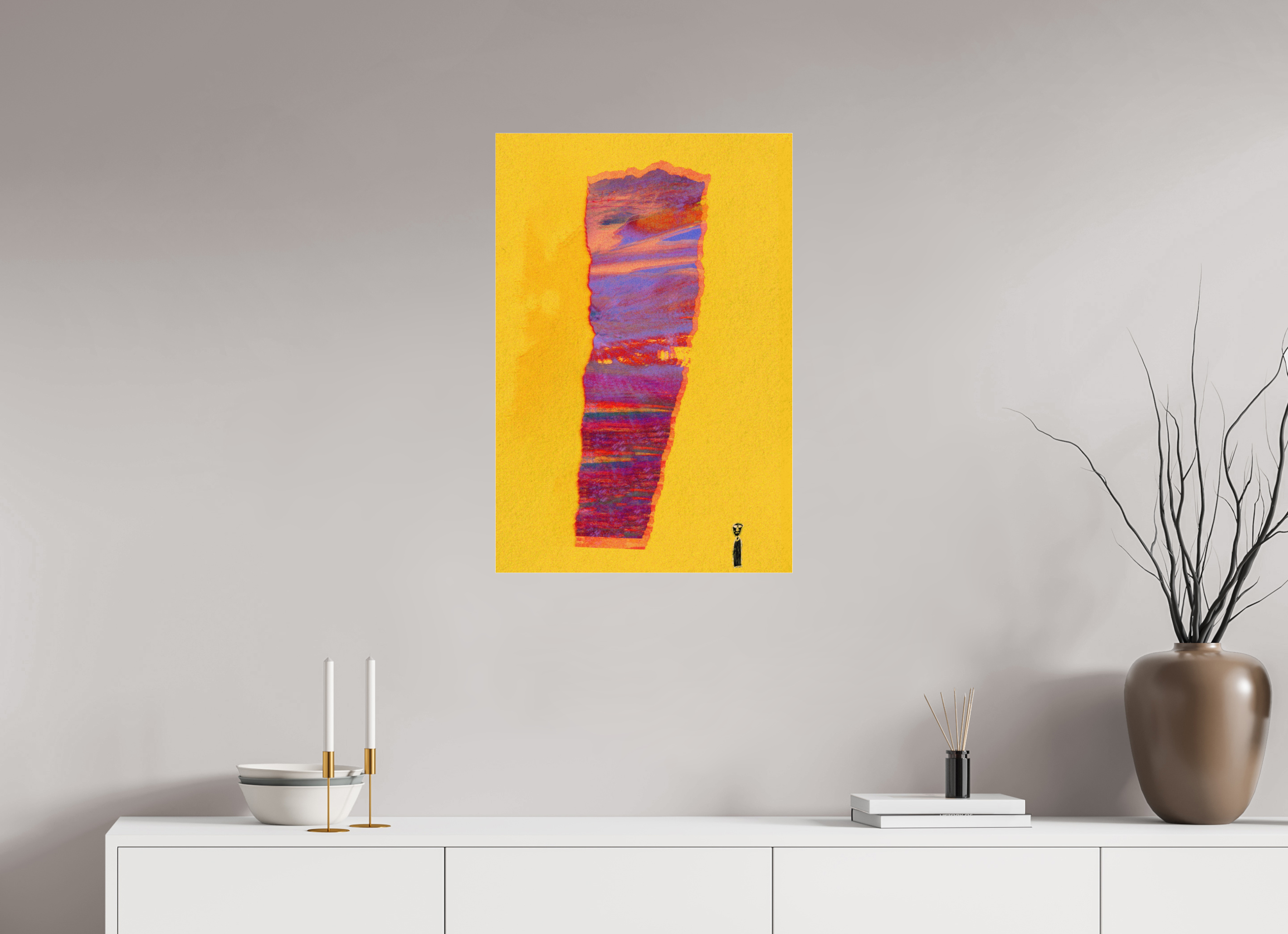 20 x 29.6″, Photo Print Under Acrylic Glass Torn
