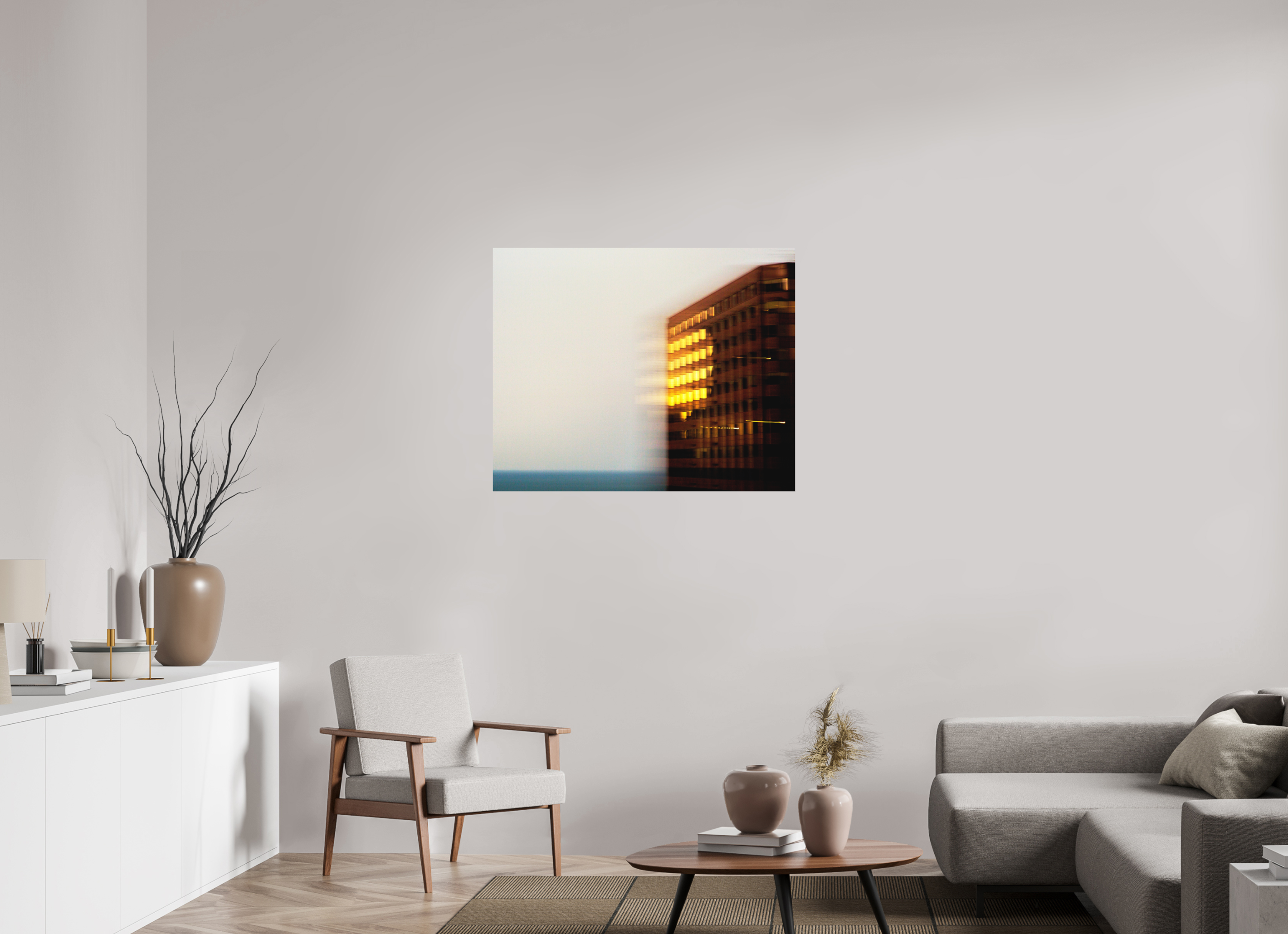 38.5 x 31″, Direct Print on Forex Time Flies