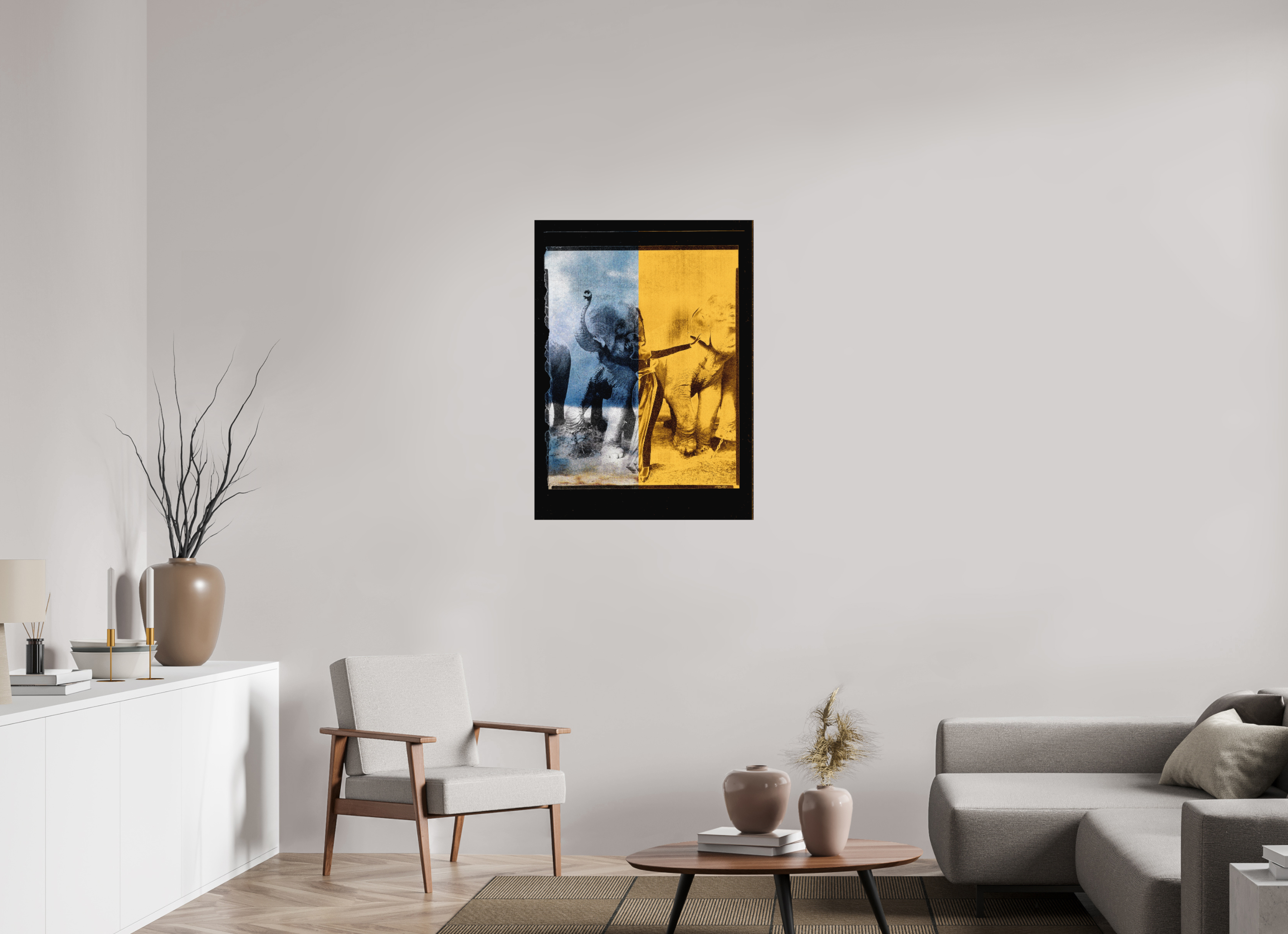 28 x 38.3″, Fine Art Print Tusko