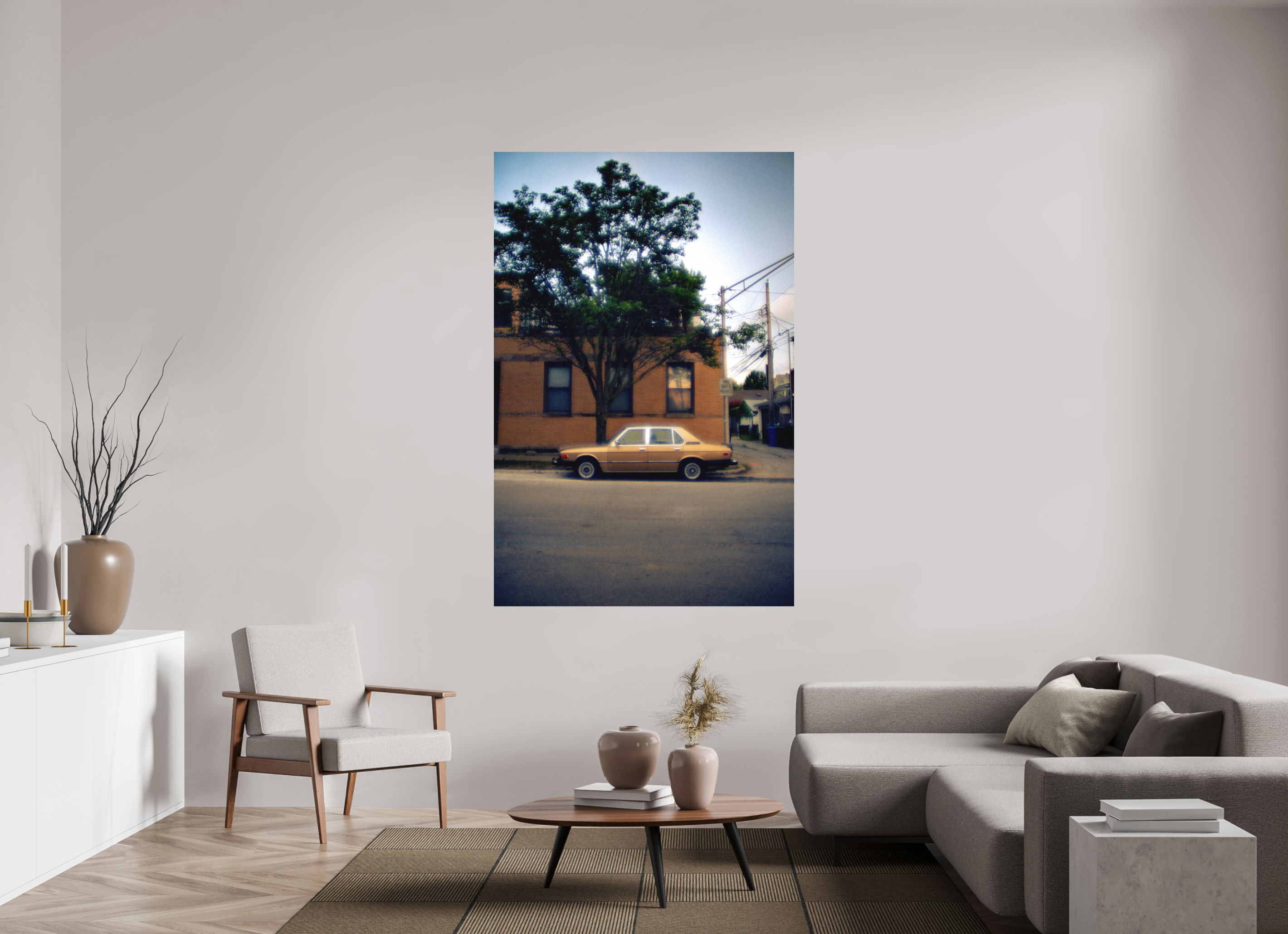 47 x 71.2″, Direct Print on Forex Golden Glow