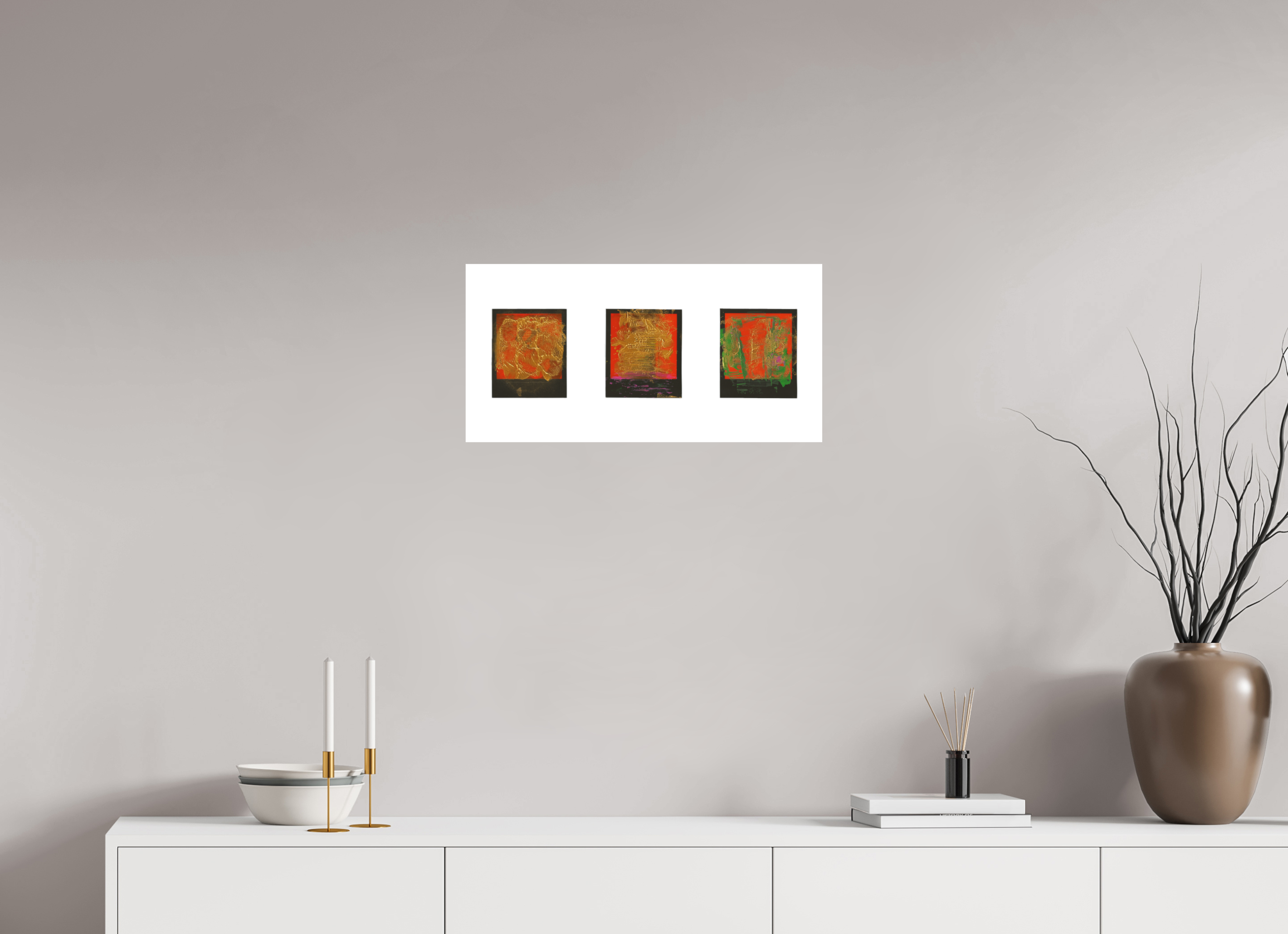 24 x 12″, Direct Print on Forex Polaroids