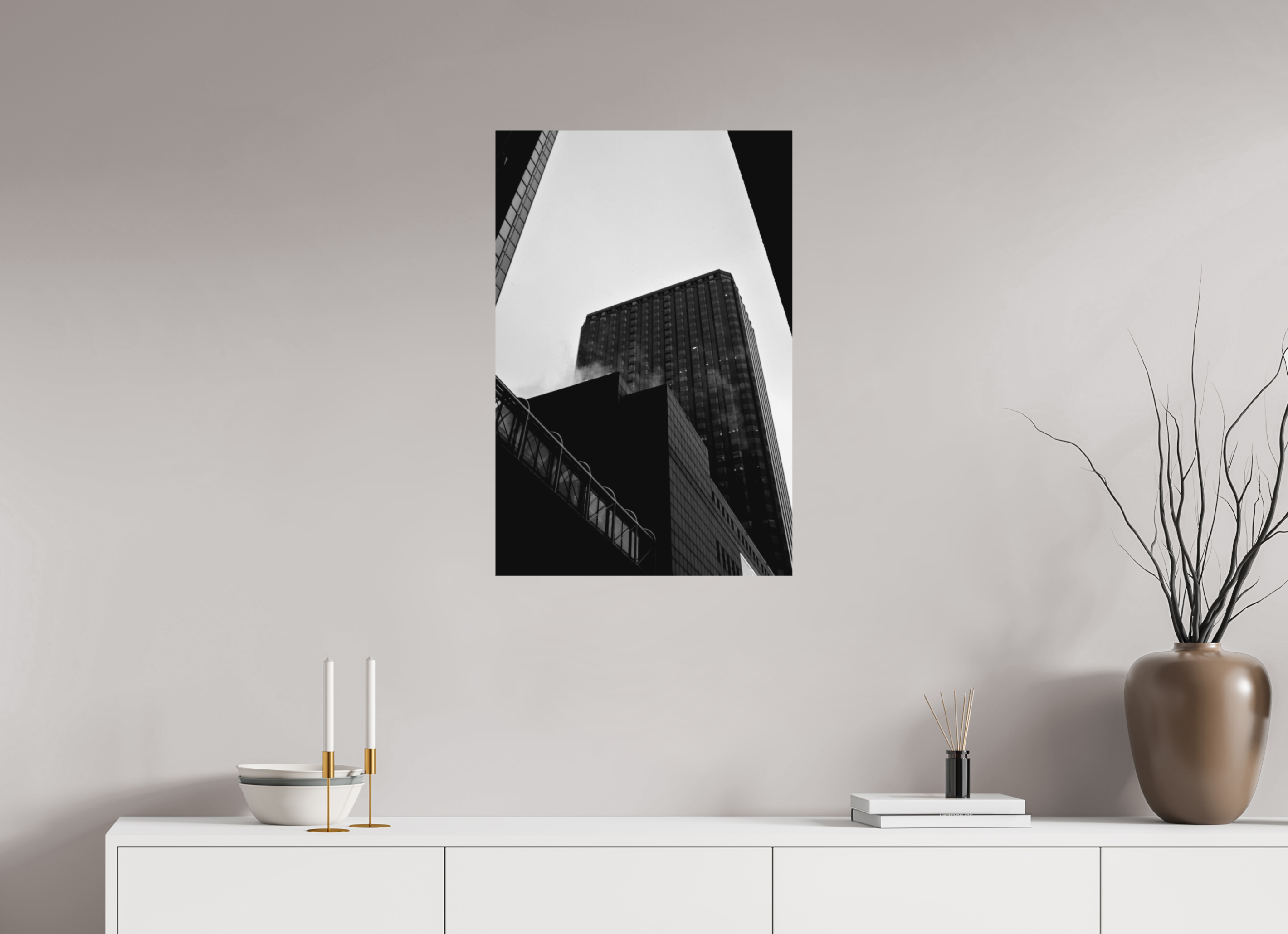 20 x 30″, Aluminum Dibond Financial District