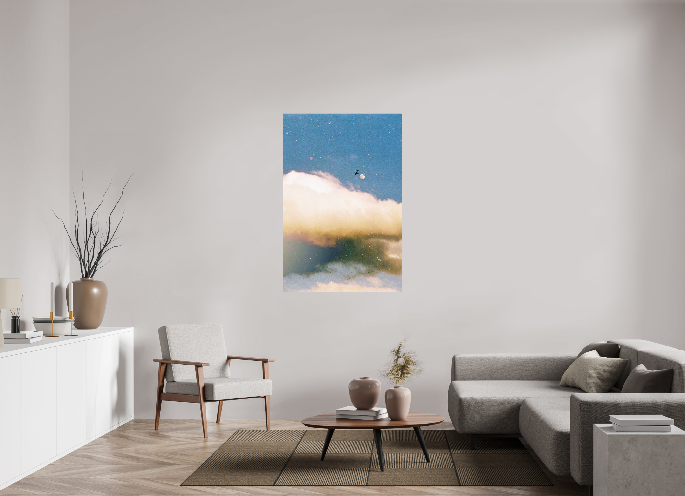 36 x 54″, Fine Art Print Flying