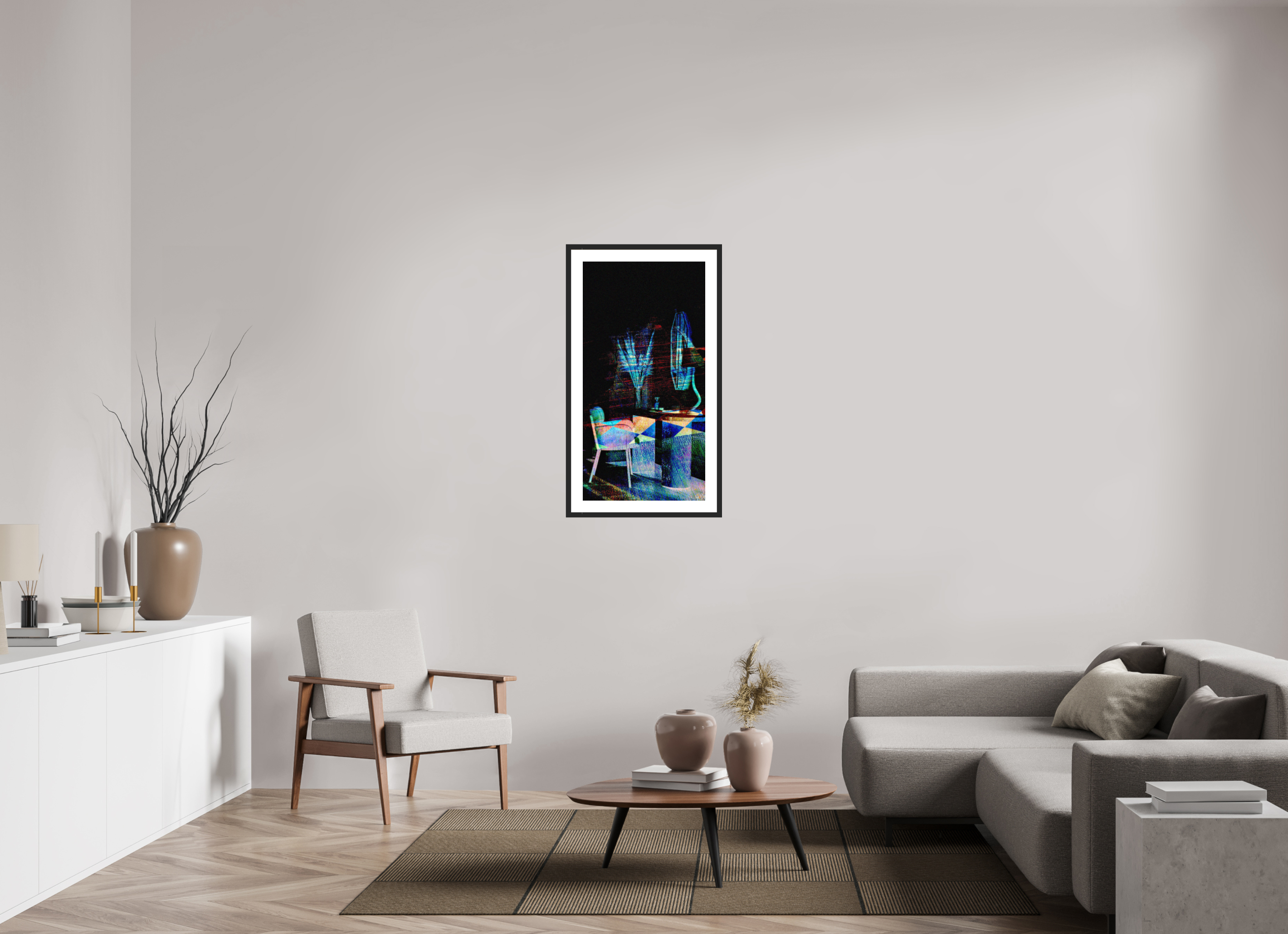 20 x 38.7″, Fuji Crystal Archive Print Framed (Black) Vanity