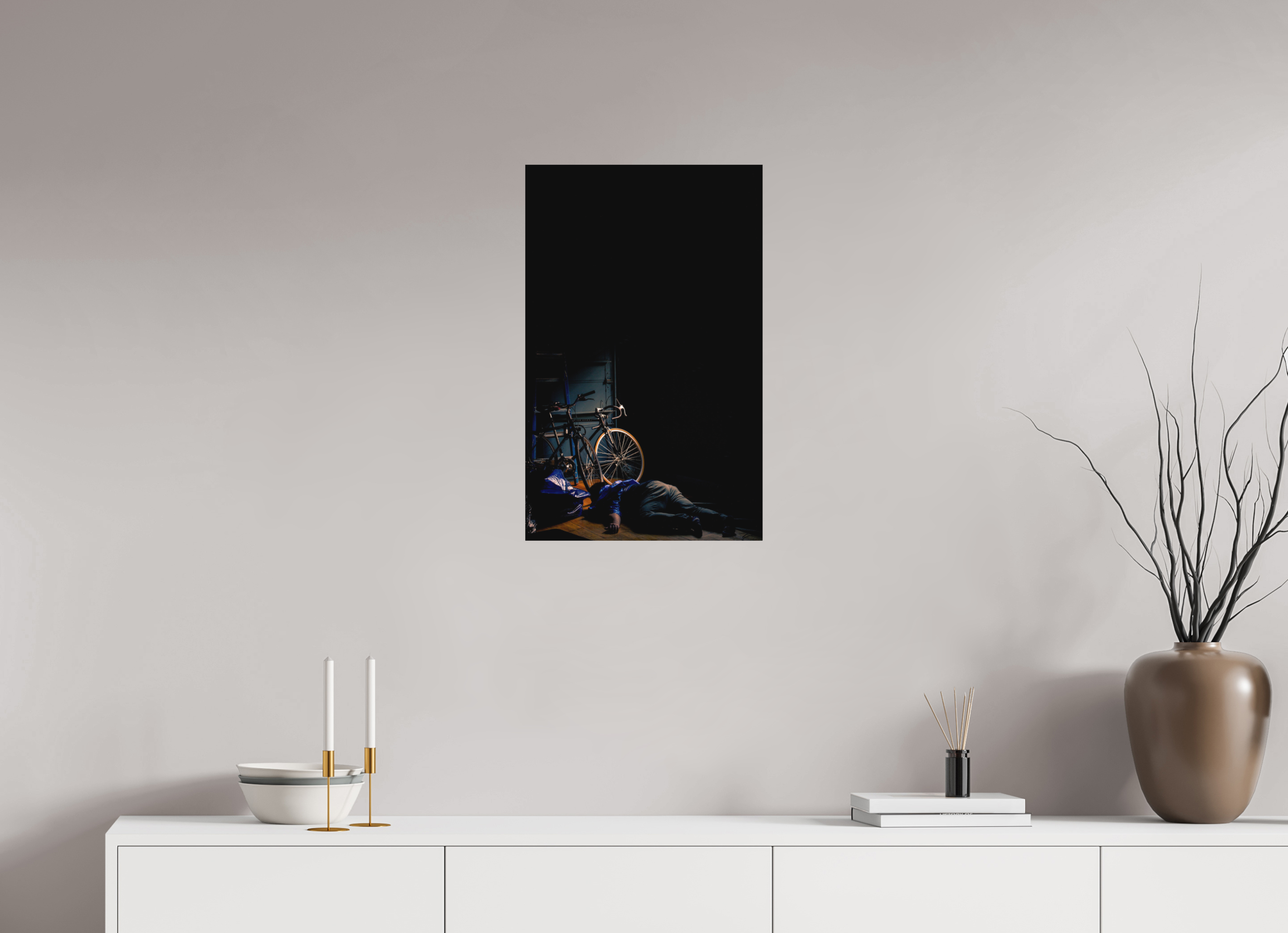 16 x 25.4″, Aluminum Dibond Tired