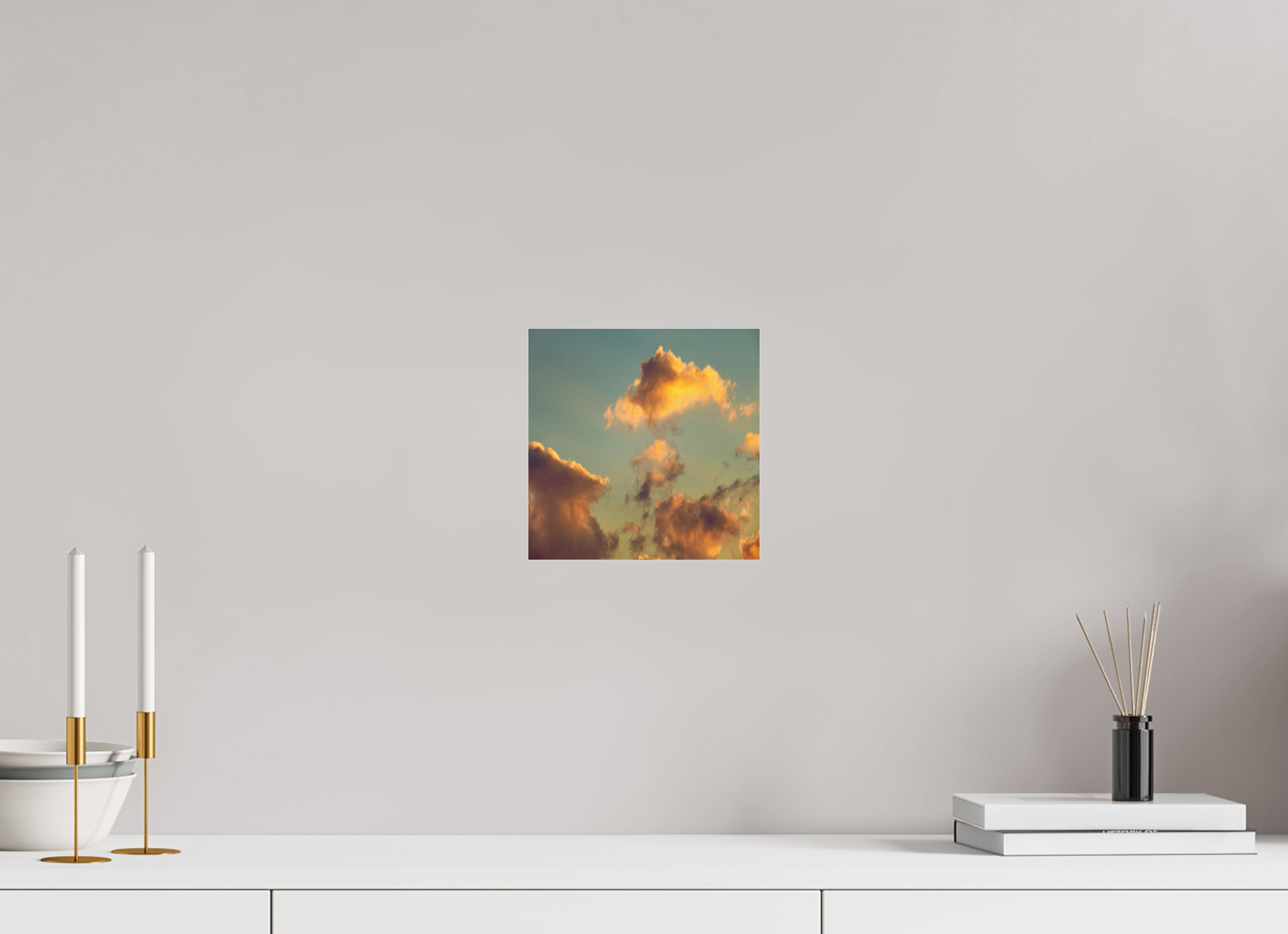 8 x 8″, Photo Print Under Acrylic Glass "Golden Hour"