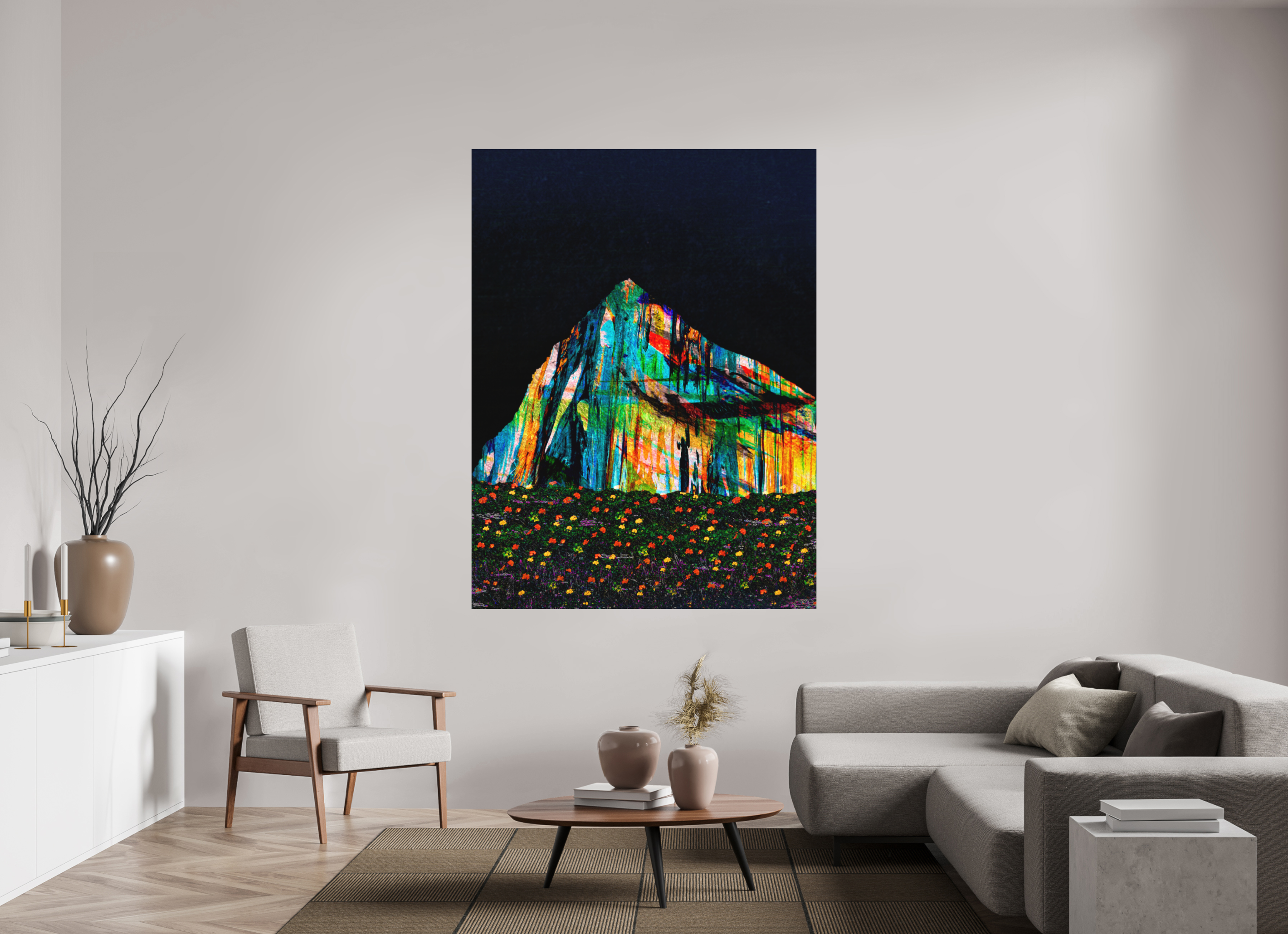 54 x 72″, Aluminum Dibond Meadows