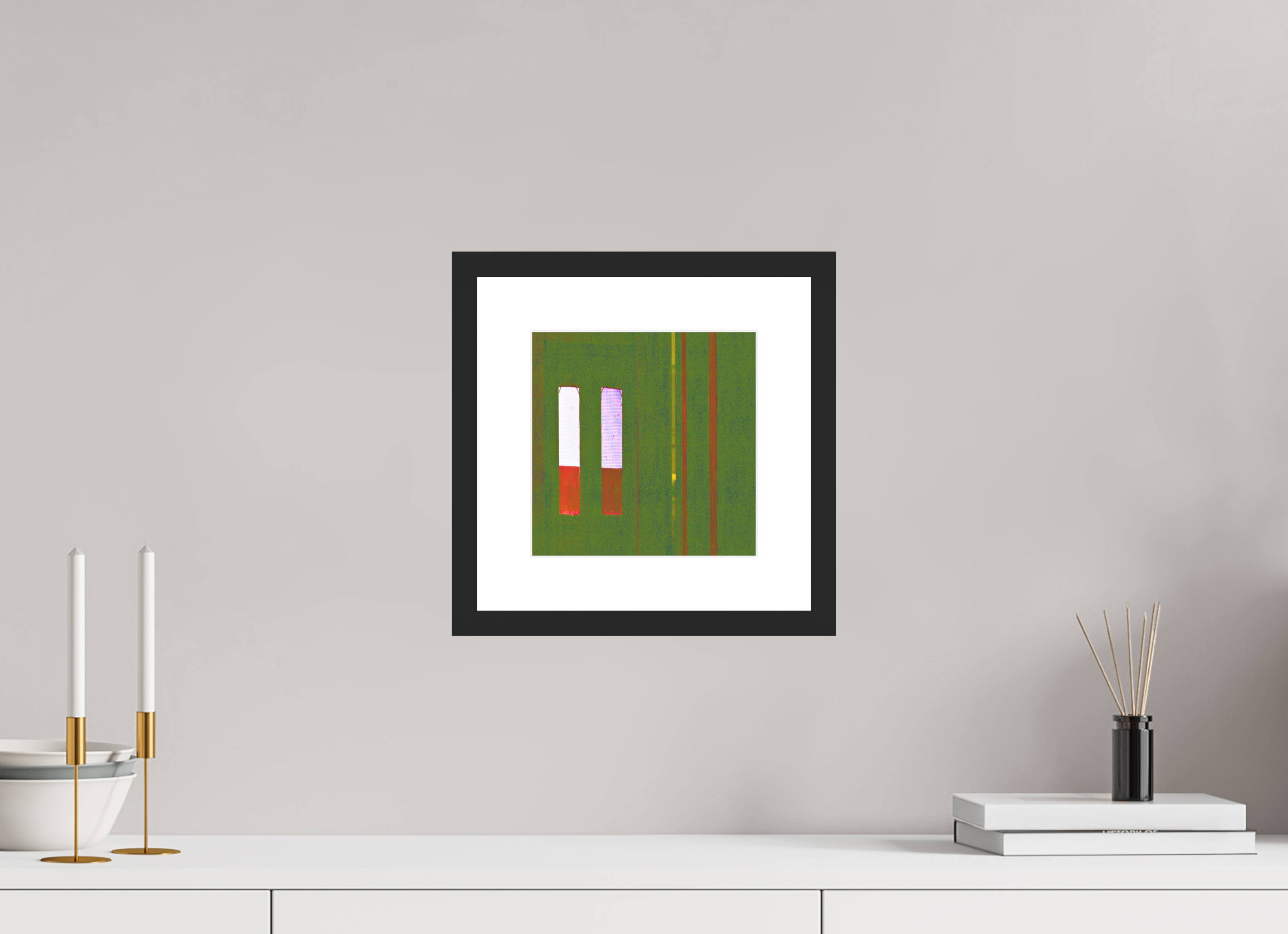 8 x 8″, Fuji Crystal Archive Print Framed (Black) Cigarettes