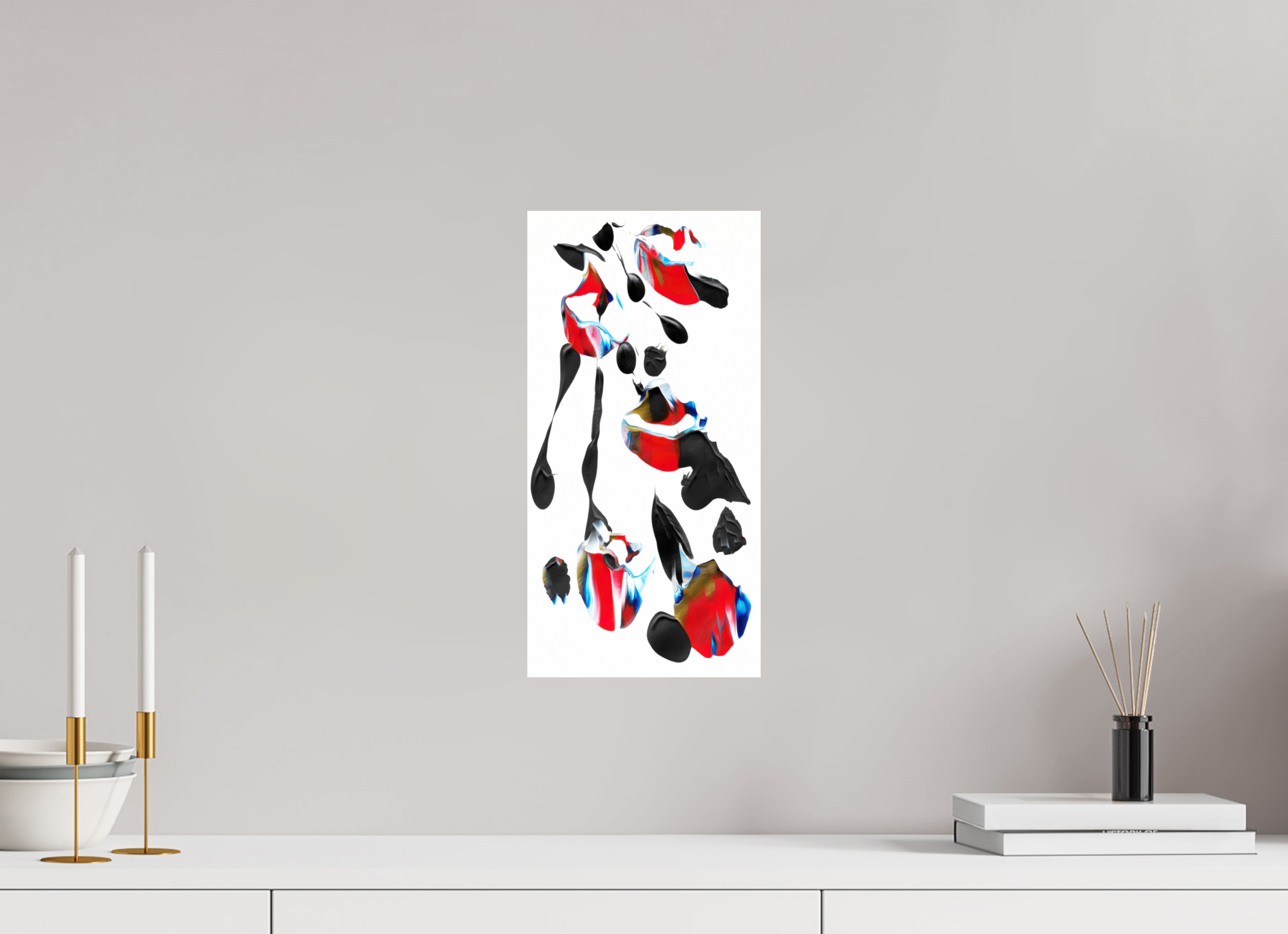 8 x 16″, Photo Print Under Acrylic Glass Liquified Bouquet