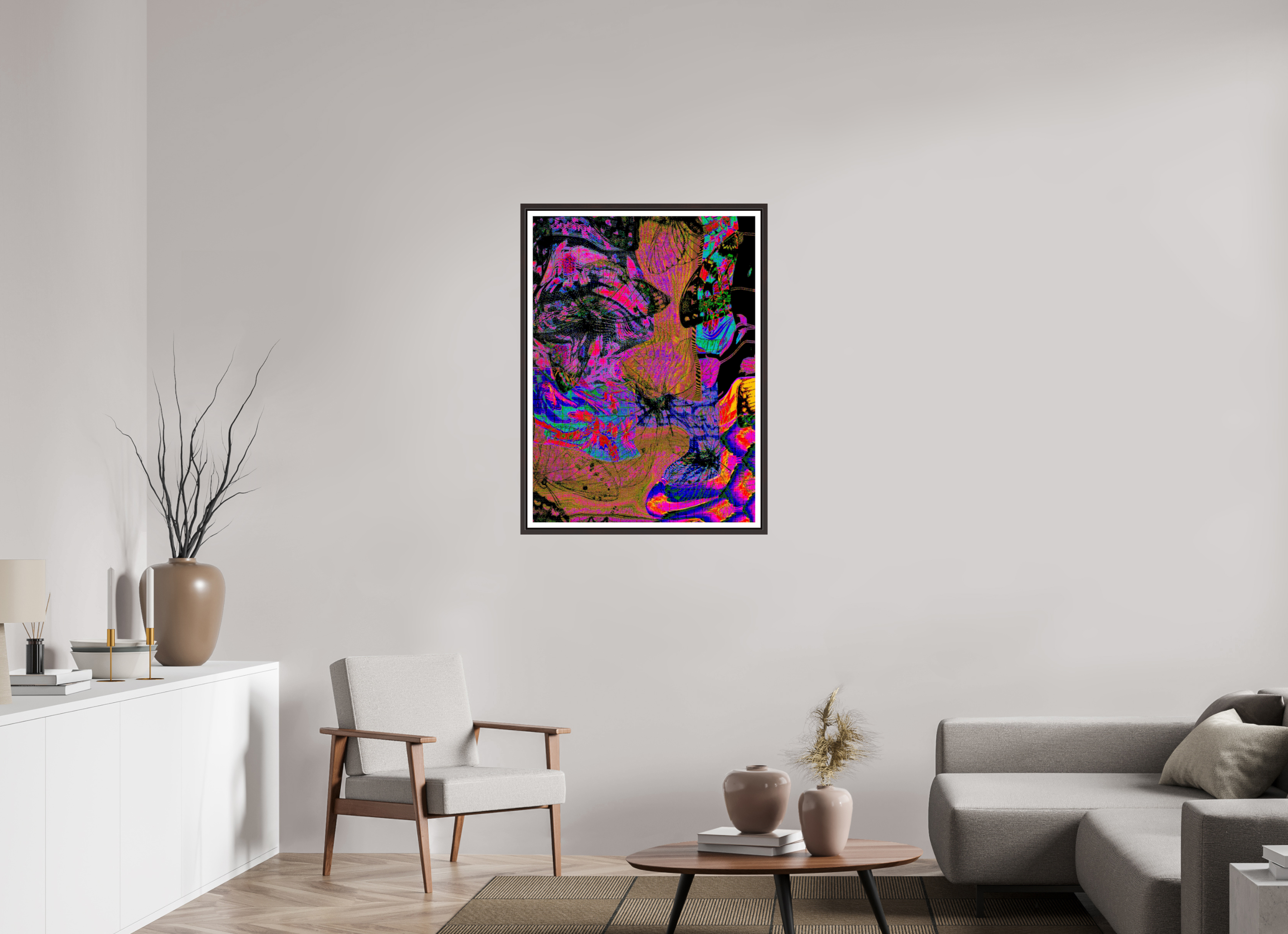 28 x 38.6″, Floater Frame (Alder Brown) Spencer's At The Mall