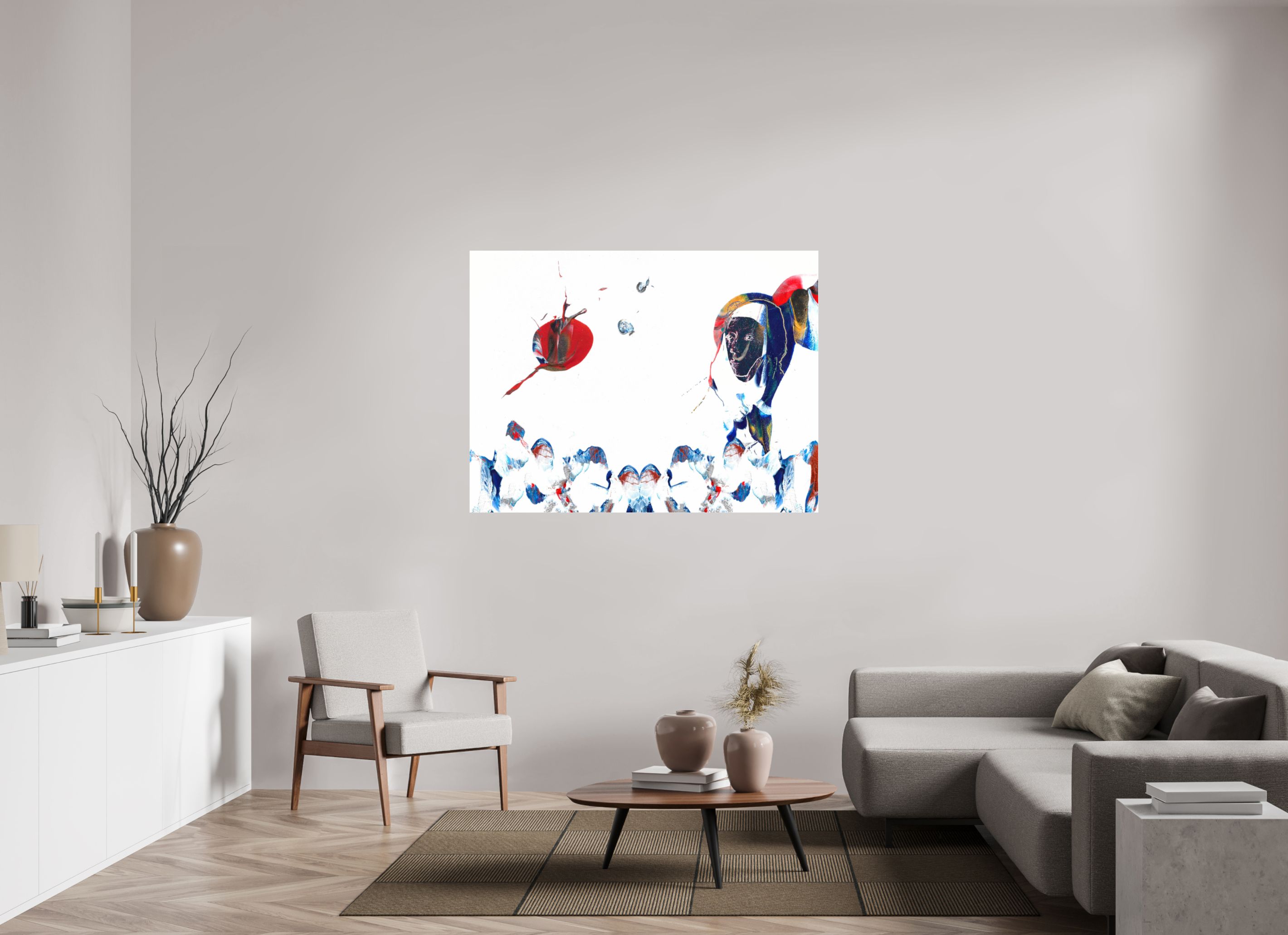 56 x 42″, Photo Print Under Acrylic Glass Her View Of The World