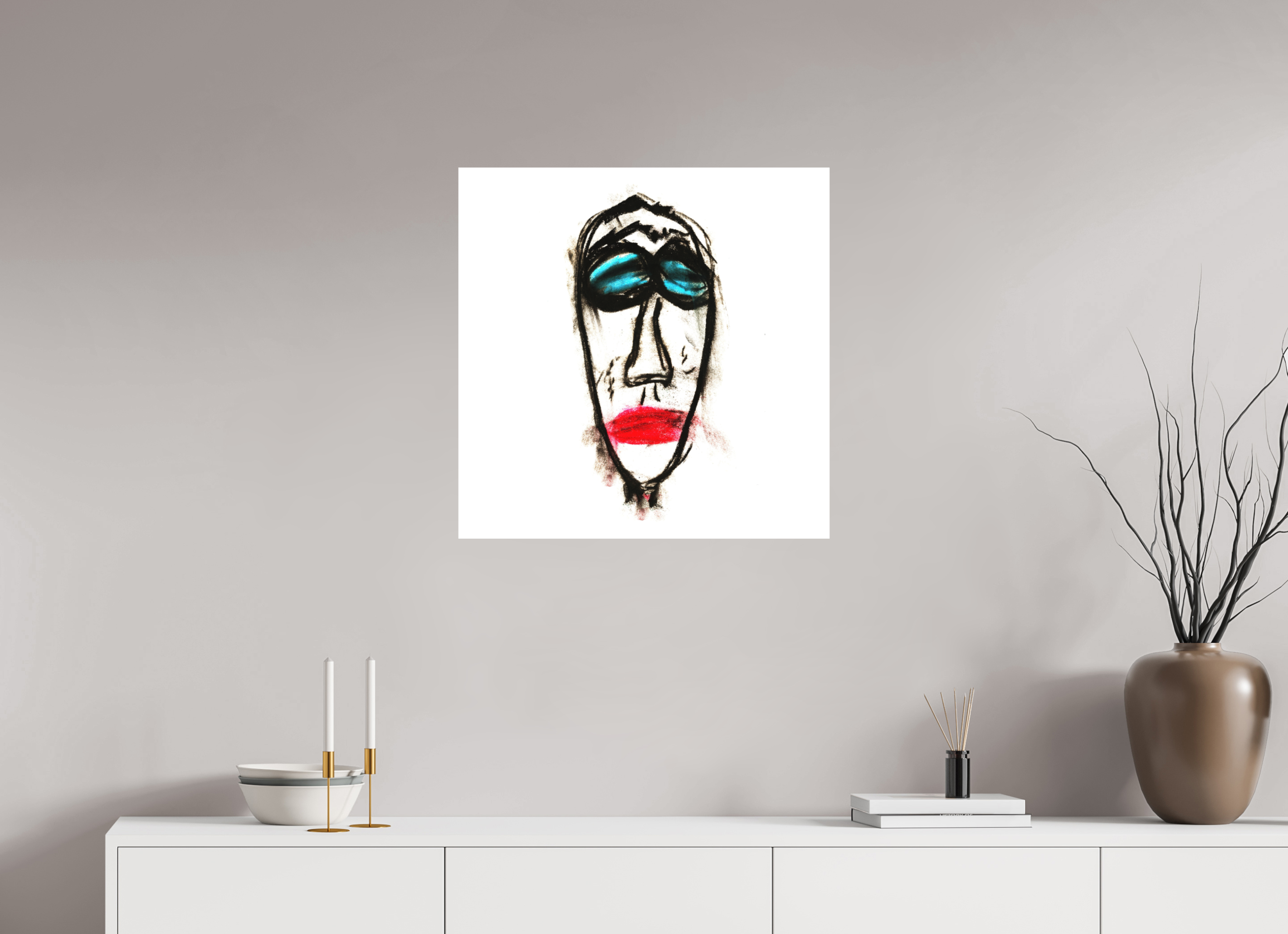 25 x 25″, Aluminum Dibond Mr. Everybody