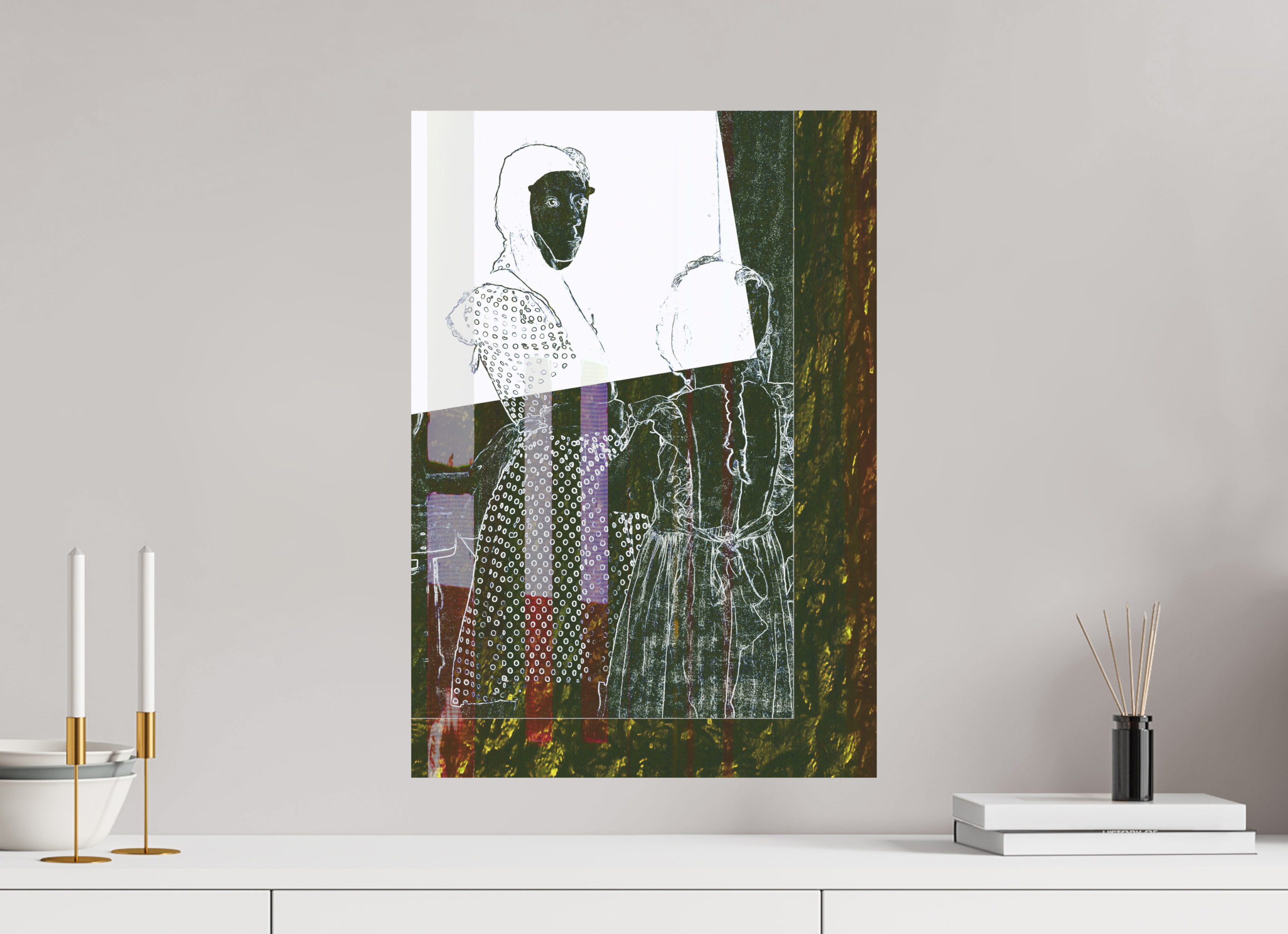 16 x 22.9″, Direct Print on Forex Motherly
