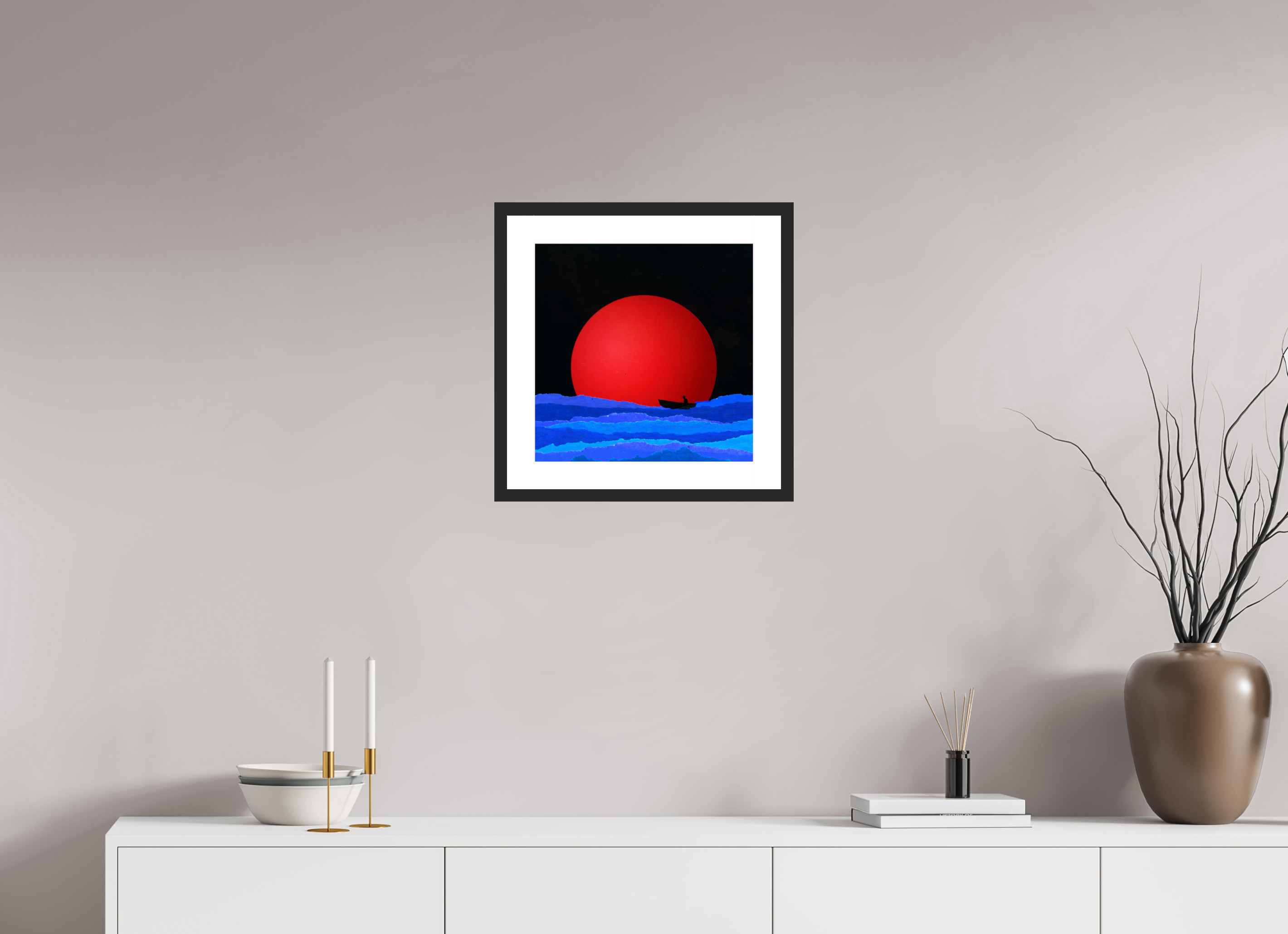15 x 15″, Fuji Crystal Archive Print Framed (Black) Hope!
