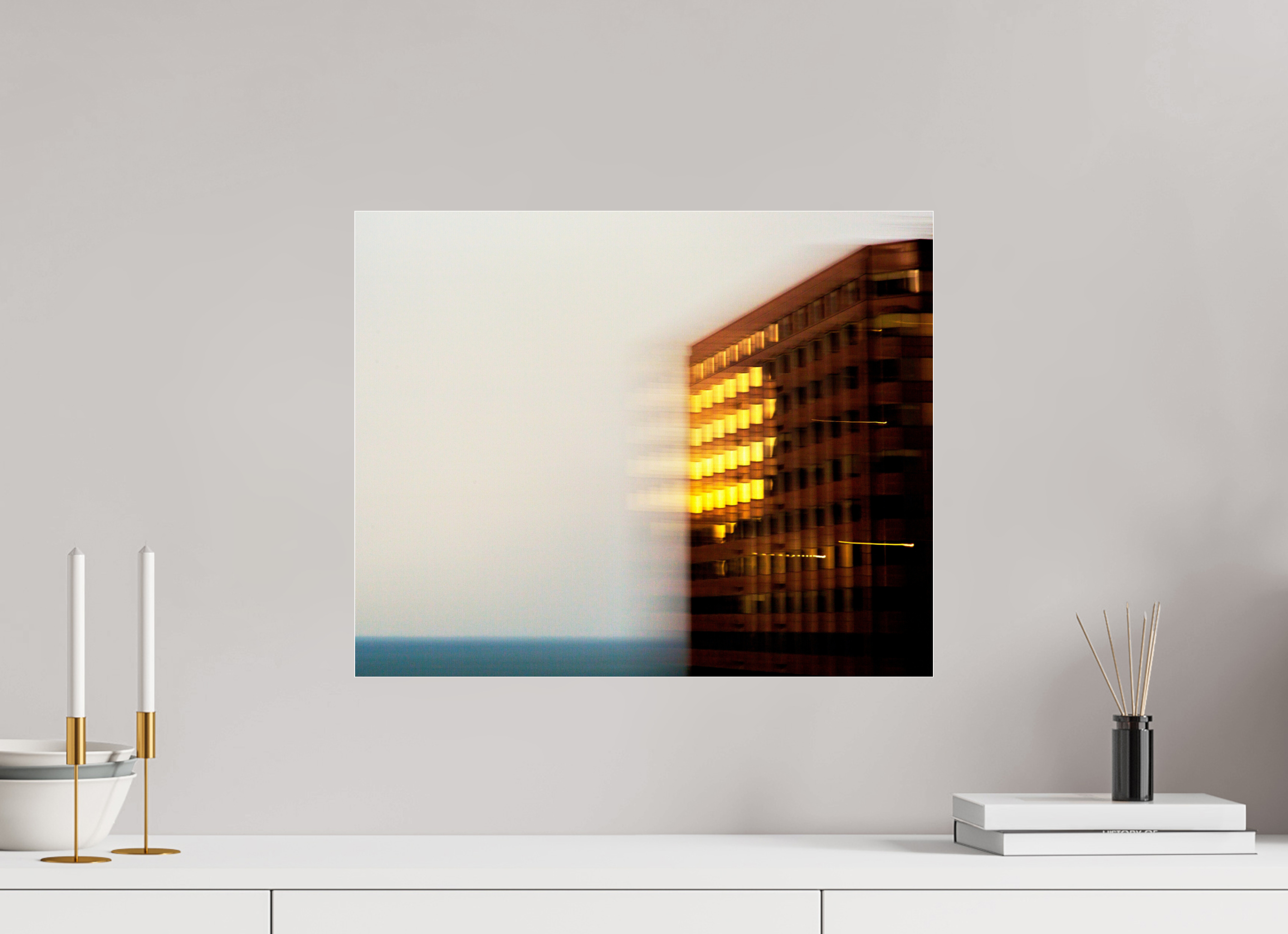 19.8 x 16″, Photo Print Under Acrylic Glass Time Flies
