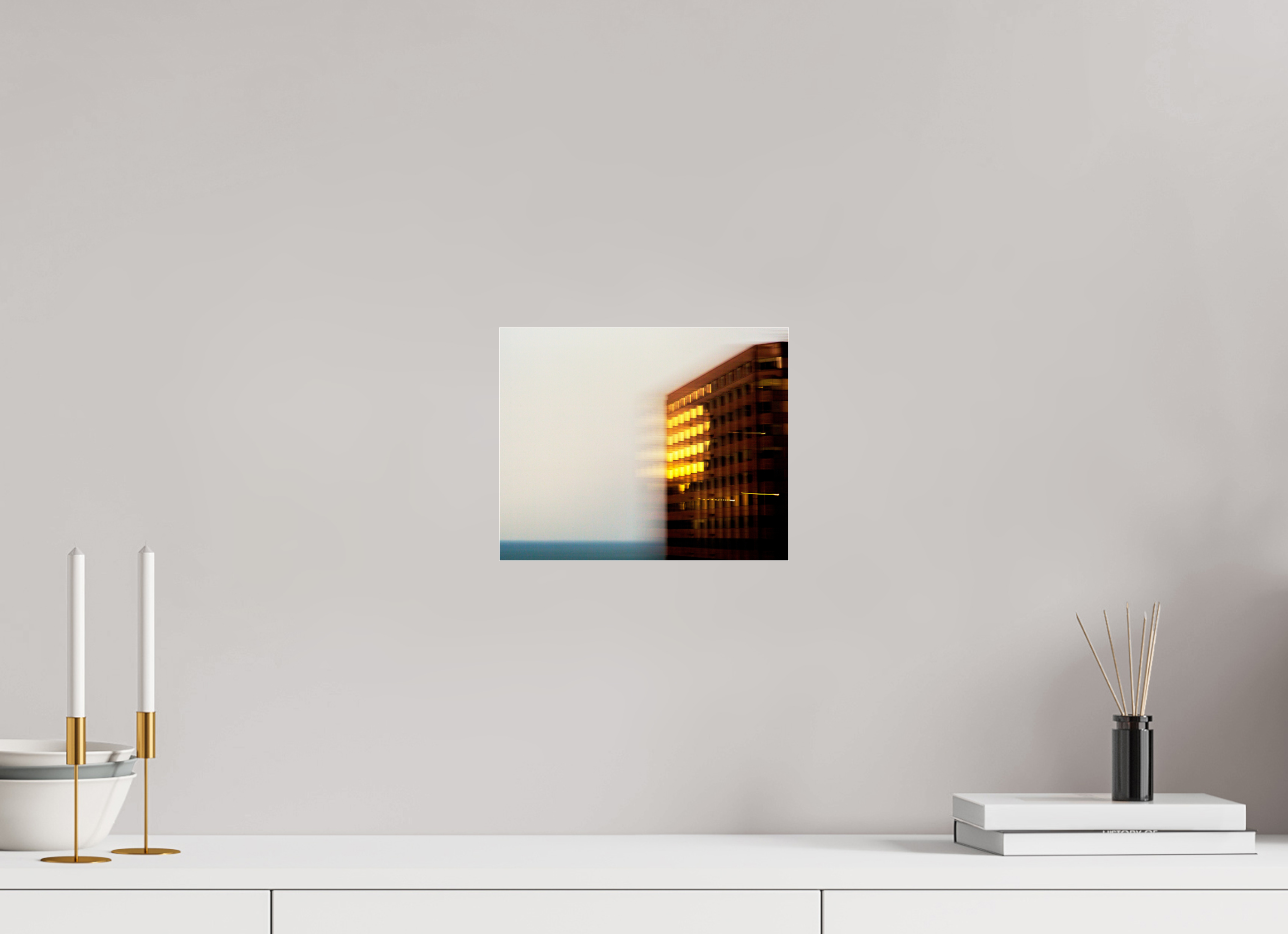 9.9 x 8″, Photo Print Under Acrylic Glass Time Flies