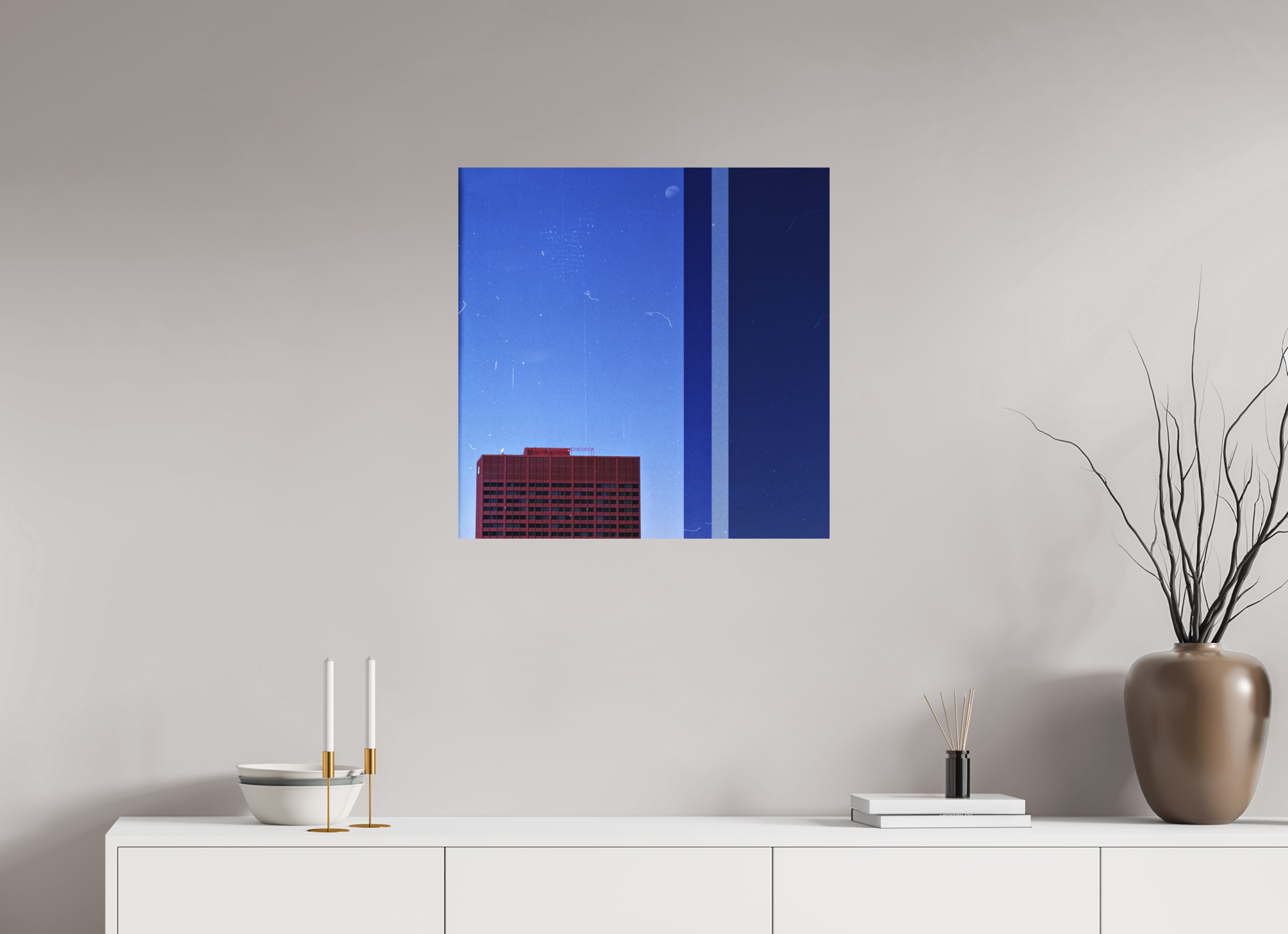 25 x 25″, Aluminum Dibond Falling Asleep