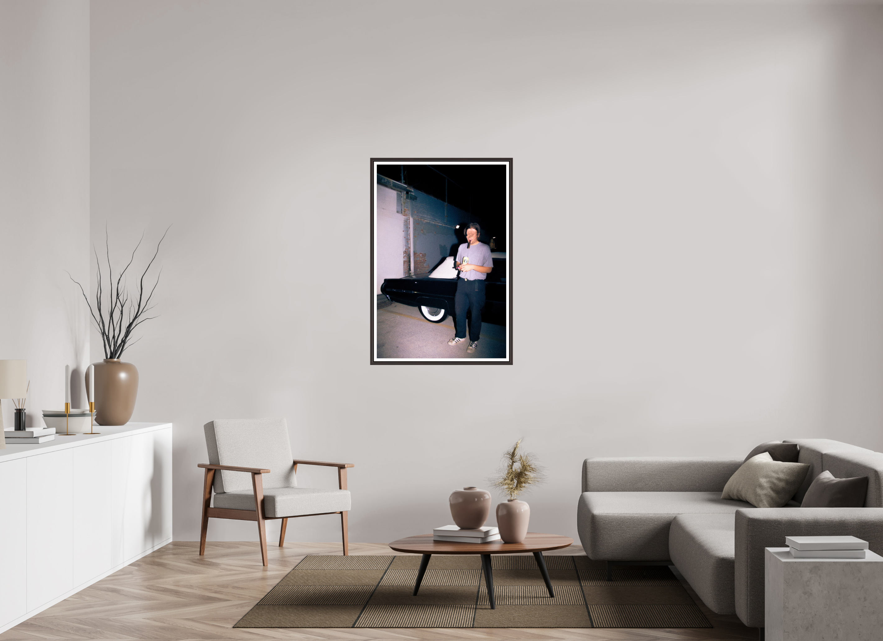 30 x 45″, Floater Frame (Alder Brown) 1800