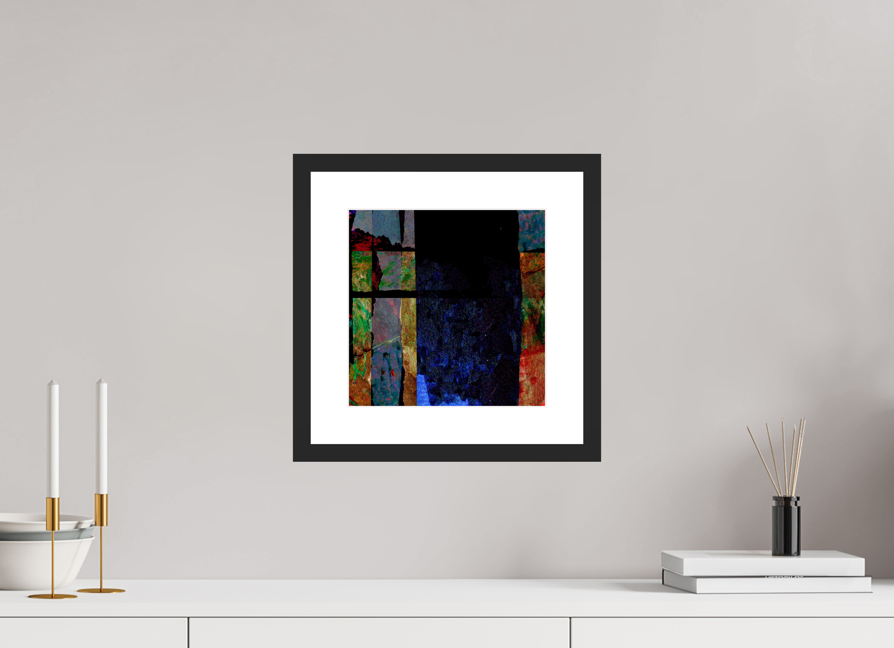 10 x 10″, Fuji Crystal Archive Print Framed (Black) Earth