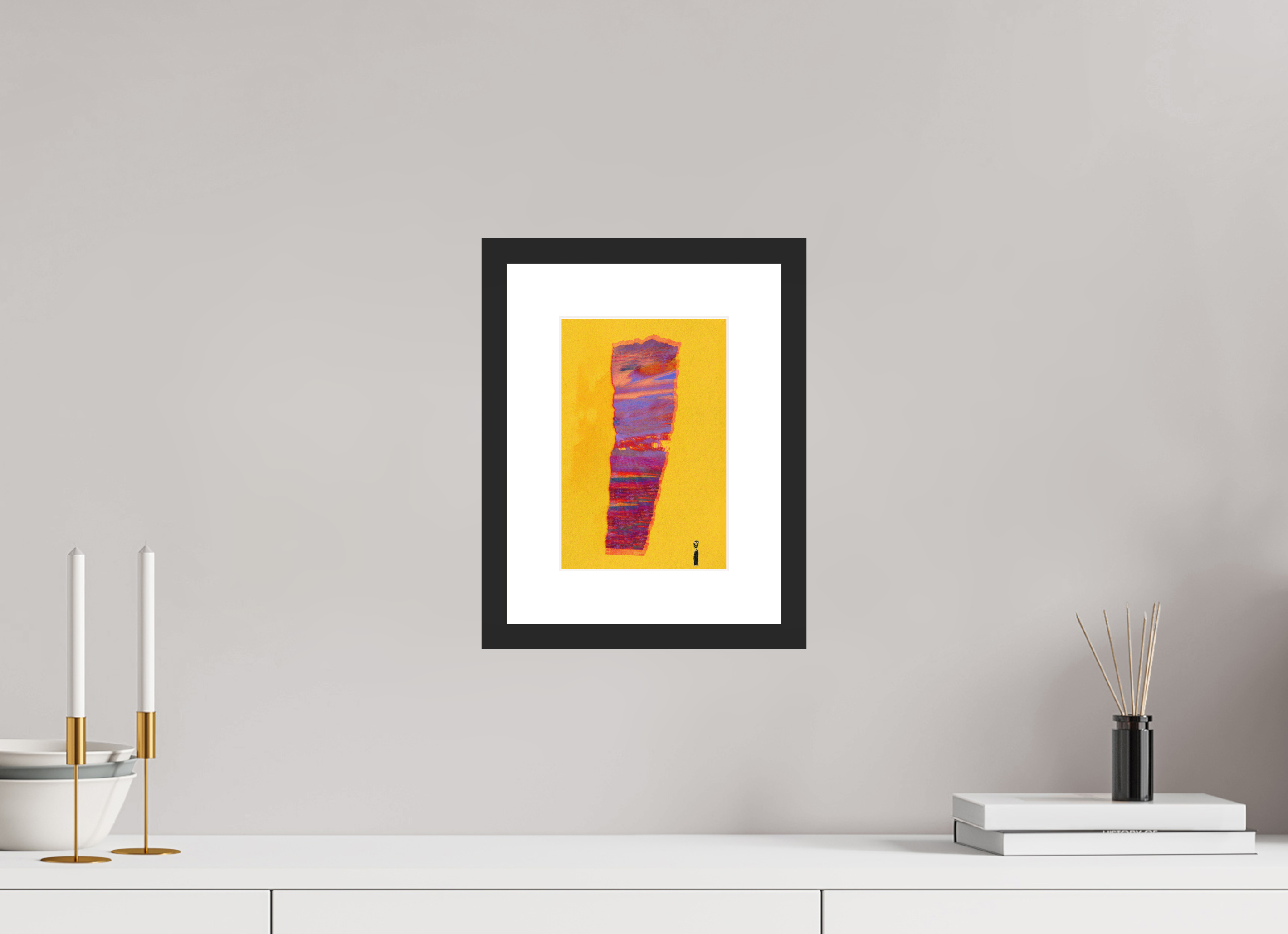 6 x 8.9″, Fuji Crystal Archive Print Framed (Black) Torn