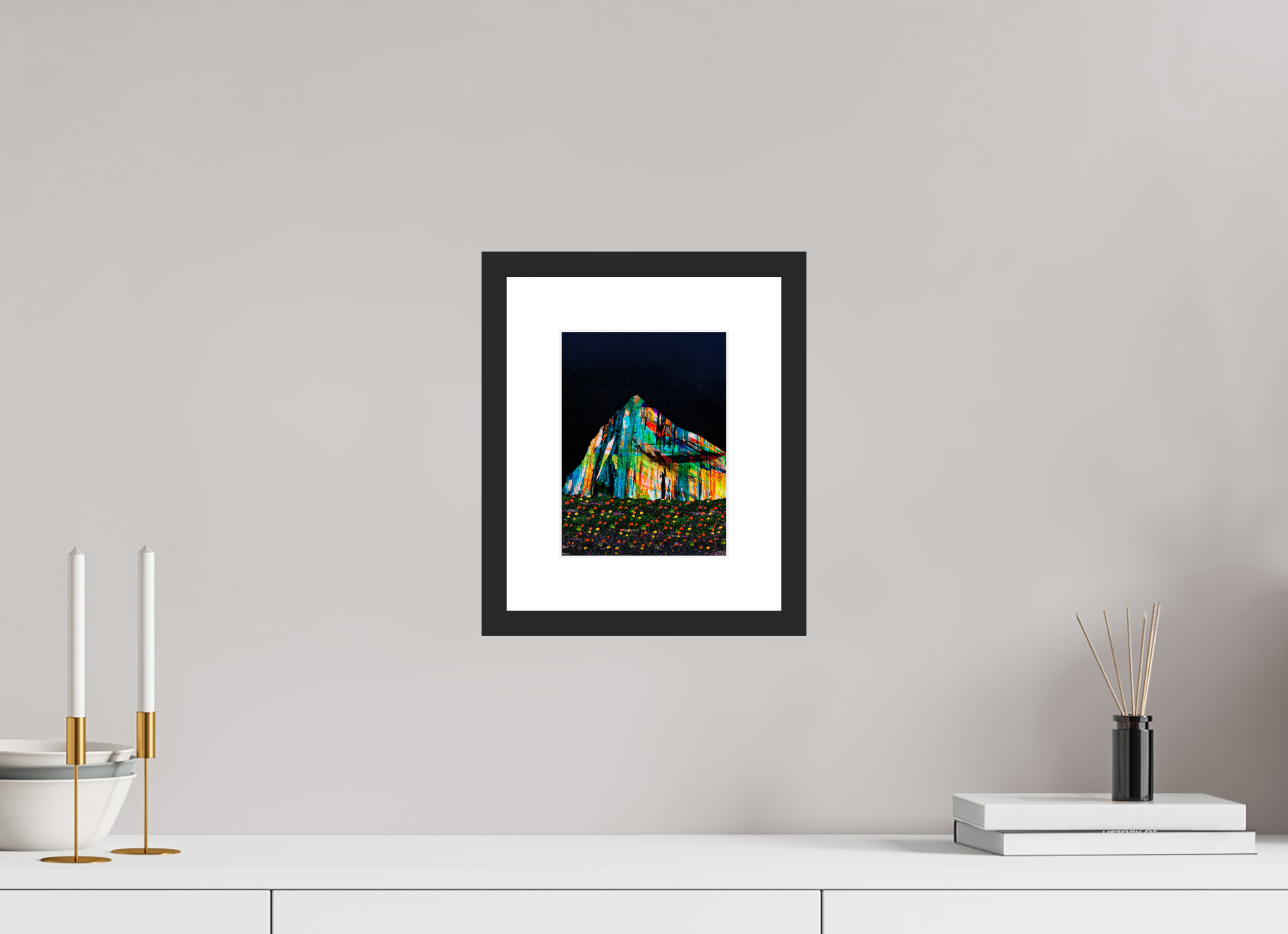 6 x 8″, Fuji Crystal Archive Print Framed (Black) Meadows