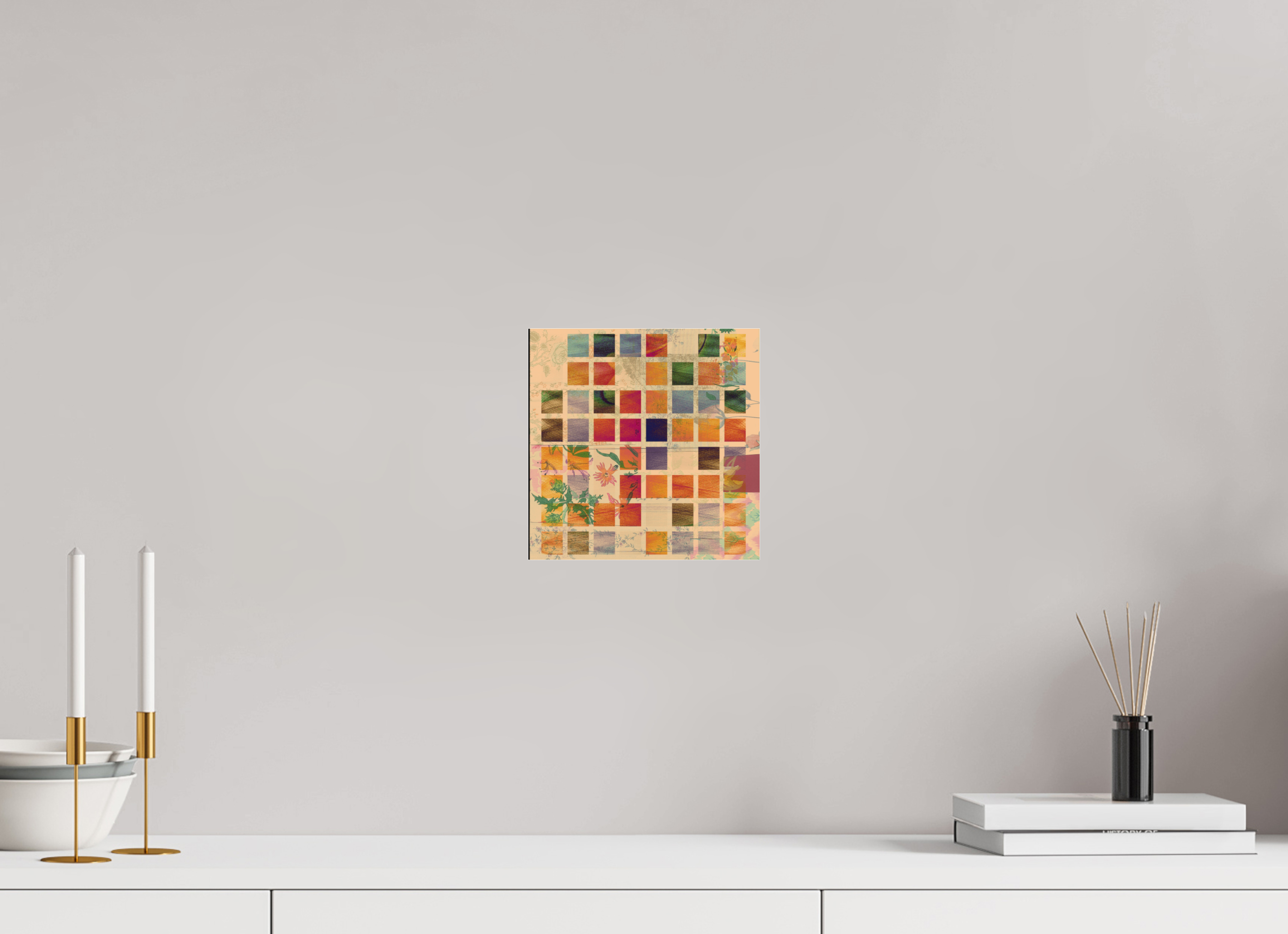 8 x 8″, Photo Print Under Acrylic Glass Earth Tones