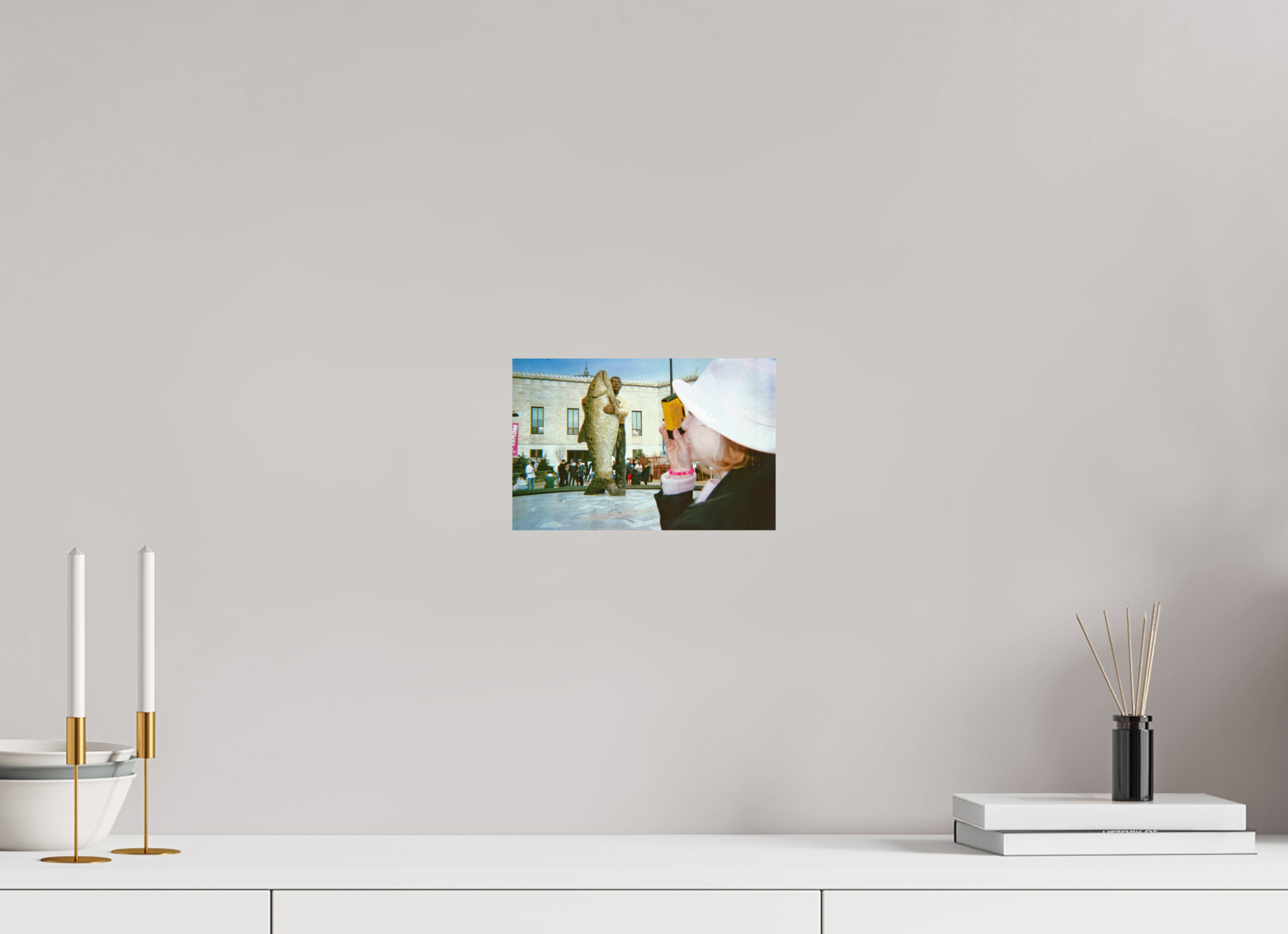 9.2 x 6″, Fine Art Print Hello Fish Man
