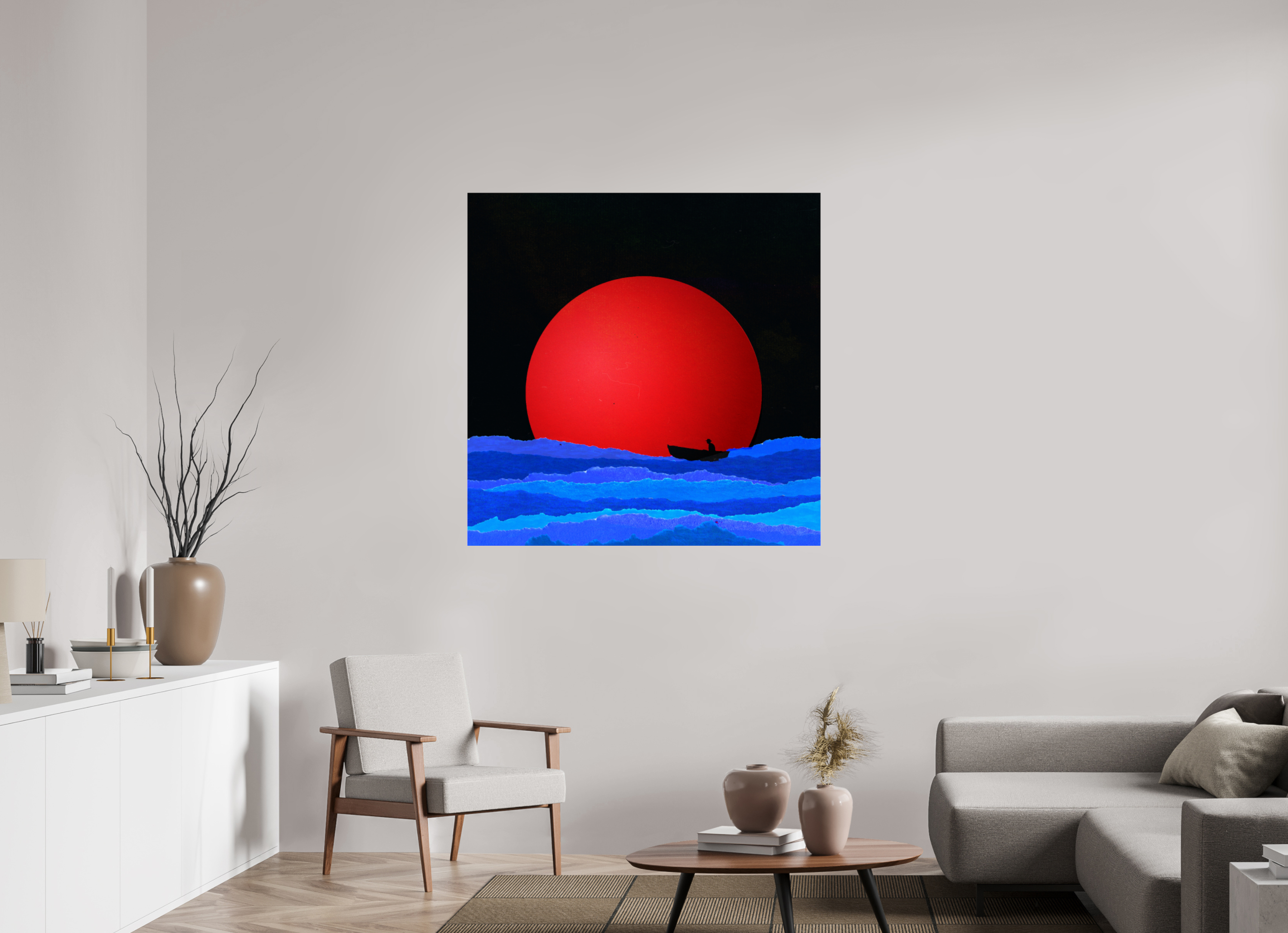 45 x 45″, Photo Print Under Acrylic Glass Hope!