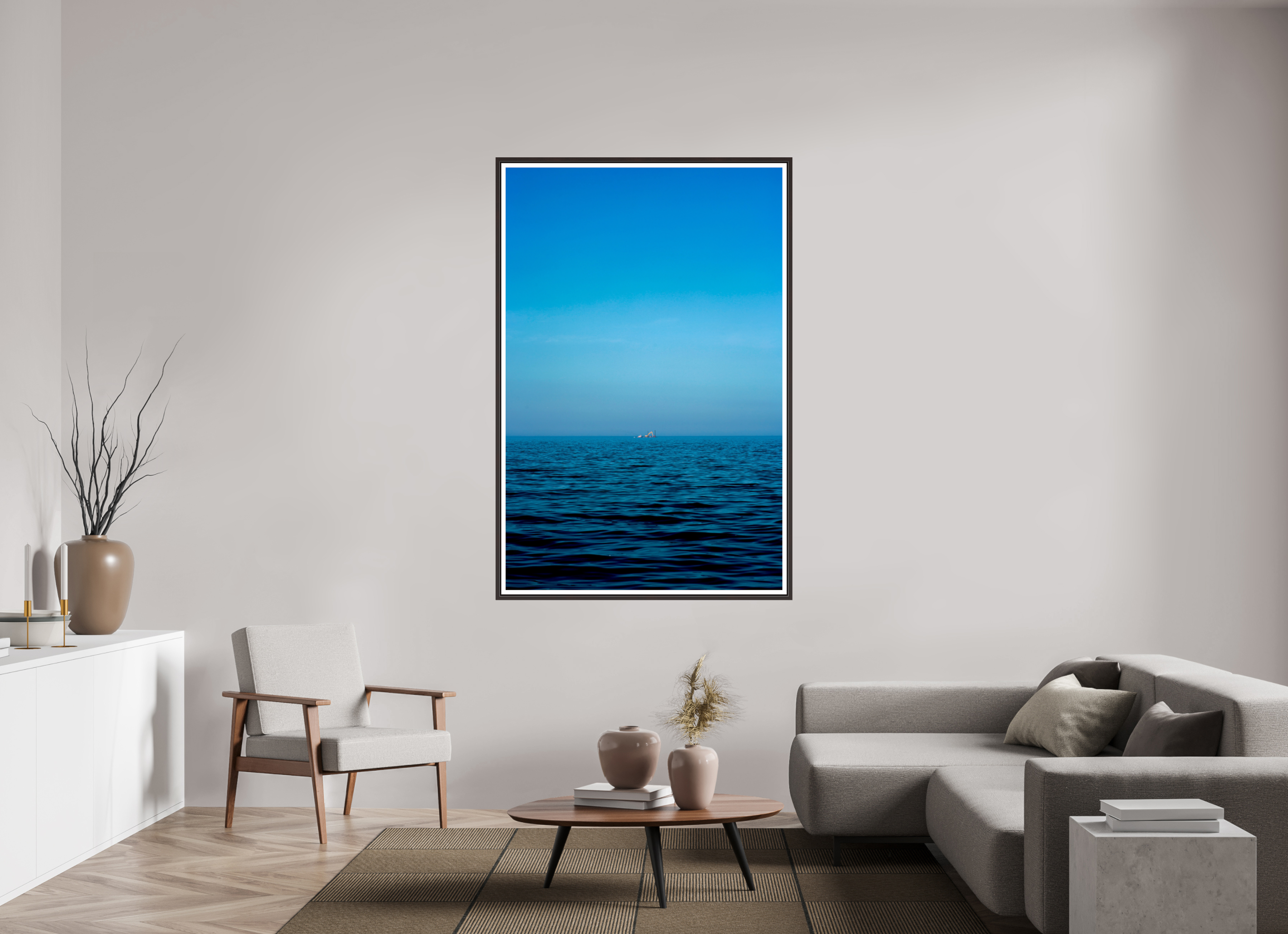 43 x 65.8″, Floater Frame (Alder Brown) L4KE