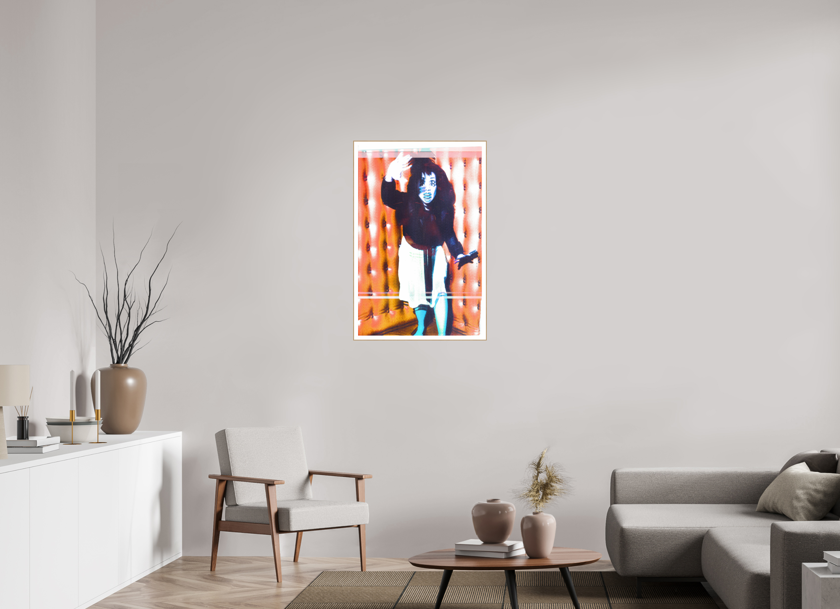 24 x 36.9″, Solid Wood ArtBox (Oak) Chorophobia