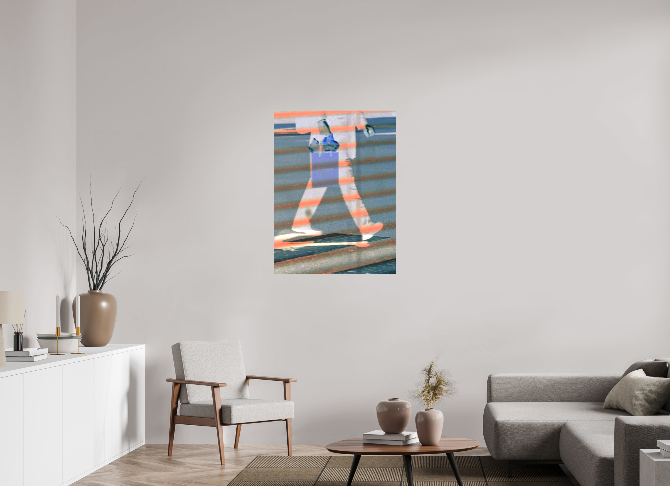 30 x 40″, Aluminum Dibond Push