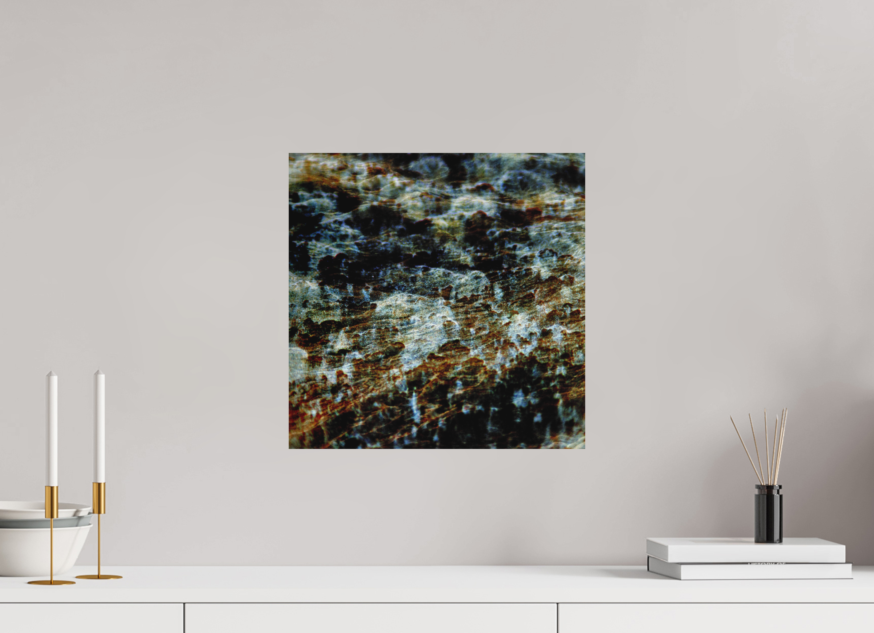 15 x 15″, Direct Print on Forex Digital Snow