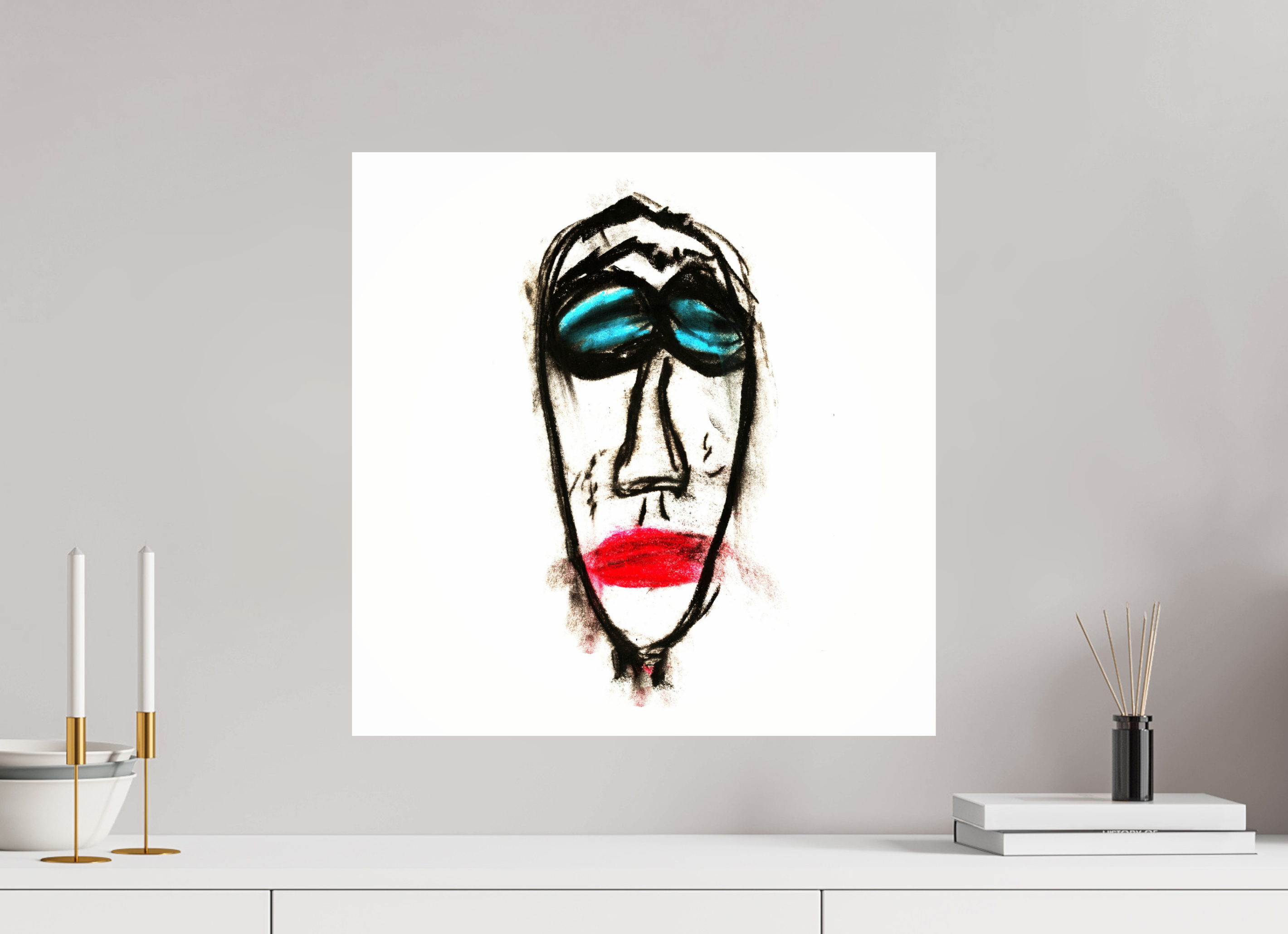 20 x 20″, Photo Print Under Acrylic Glass Mr. Everybody